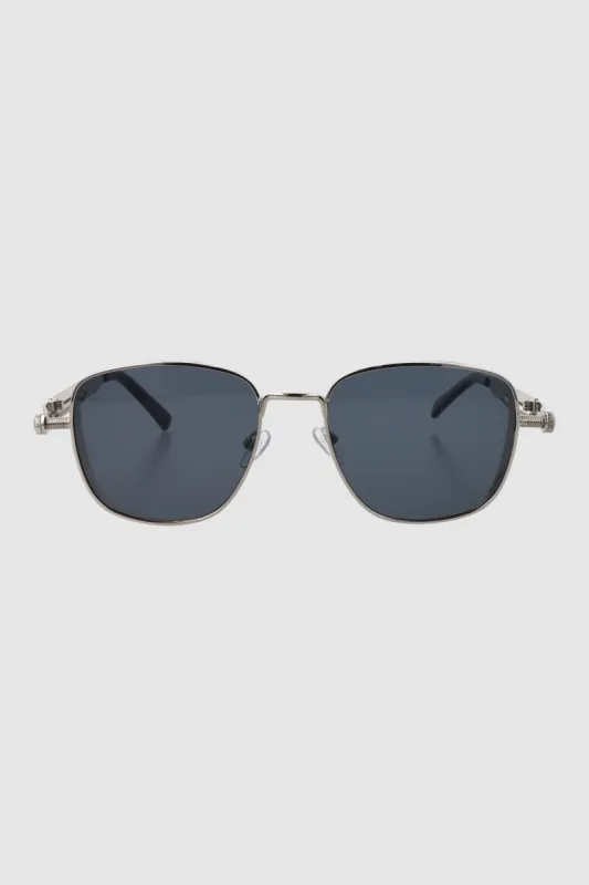 Lentes cuadrados armazón ancho metal sold by Shasa