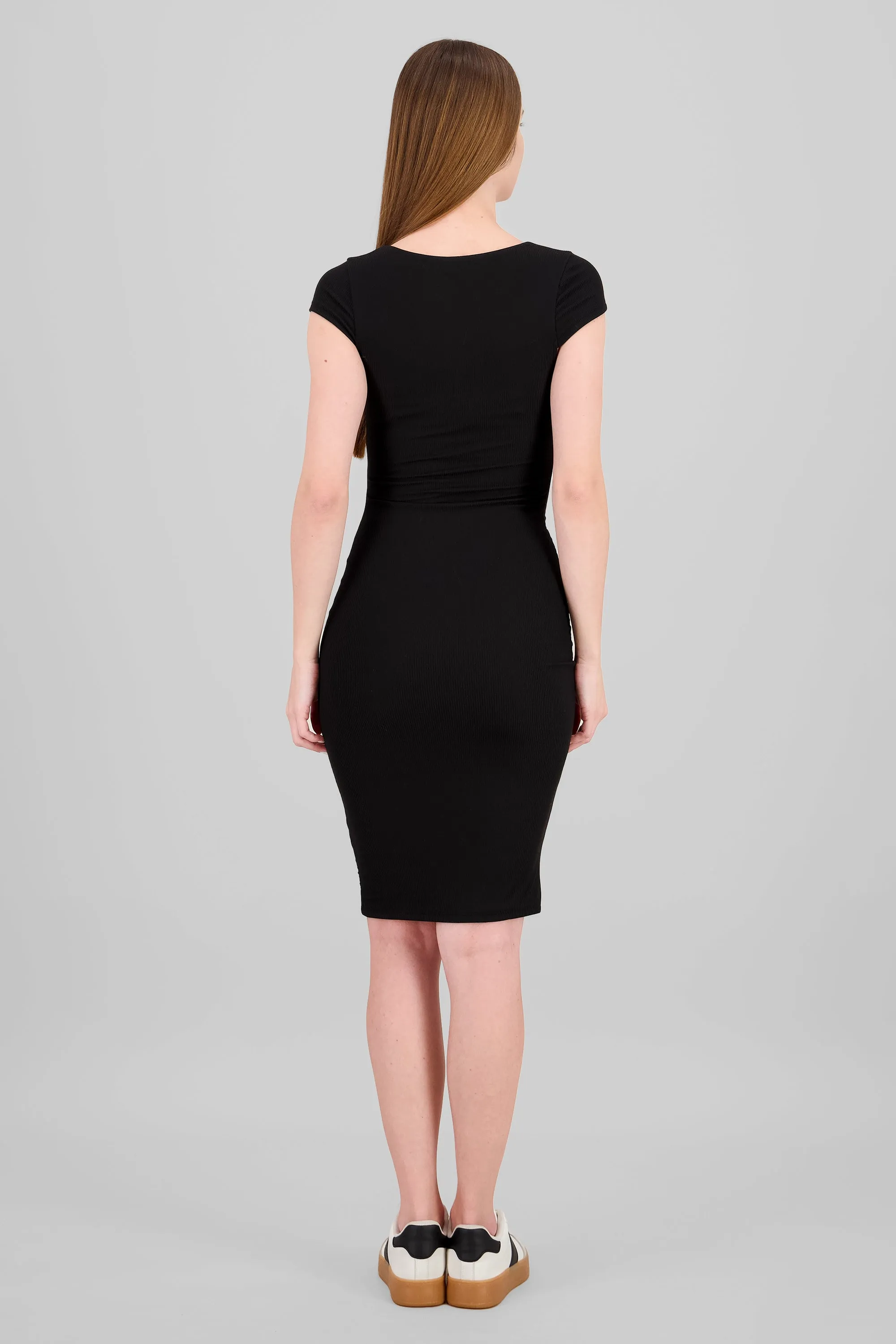 Vestido maxi escote cuadrado manga corta sold by Shasa product image thumbnail 4