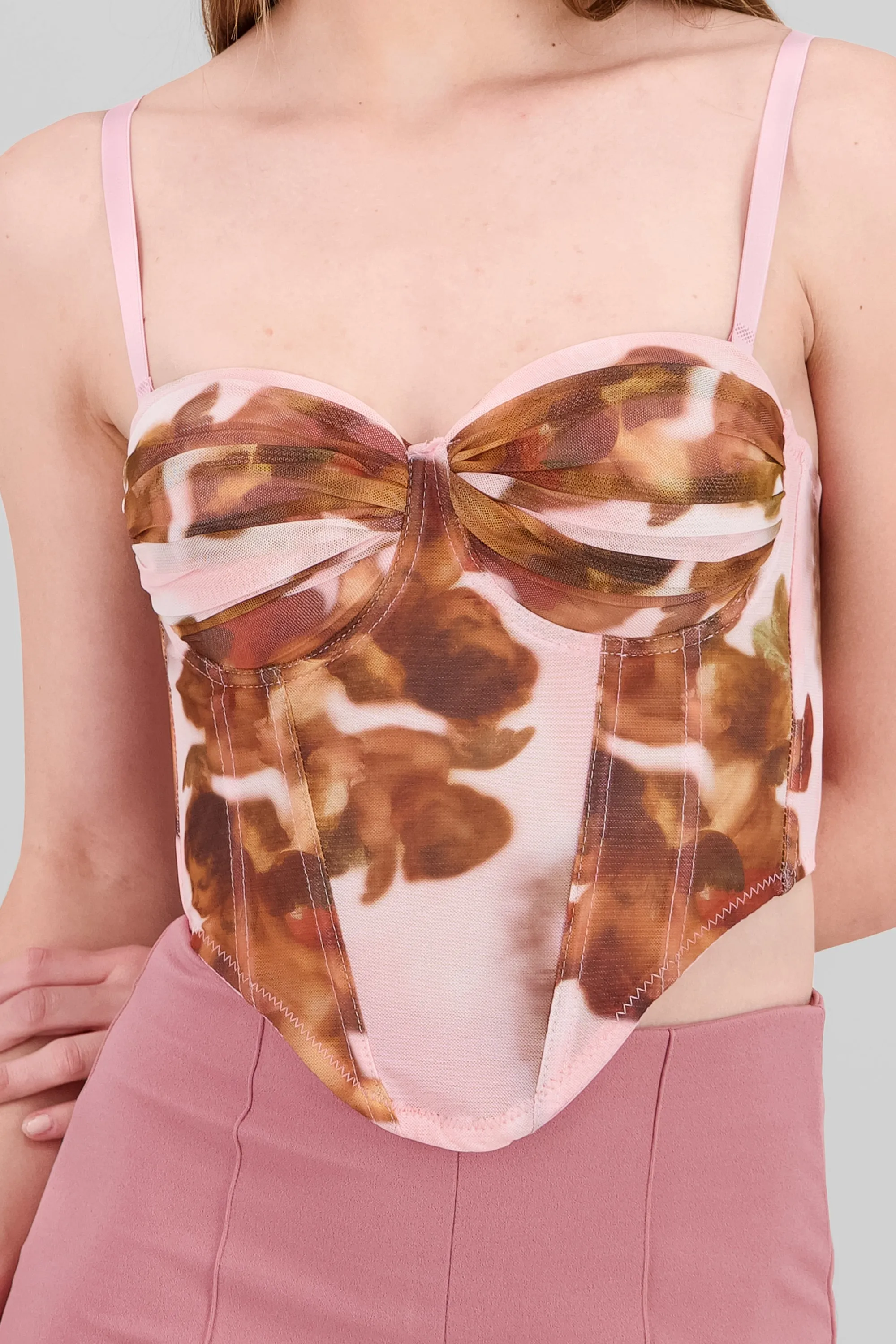 Corset mesh degradado detalle copas sold by Shasa product image thumbnail 5