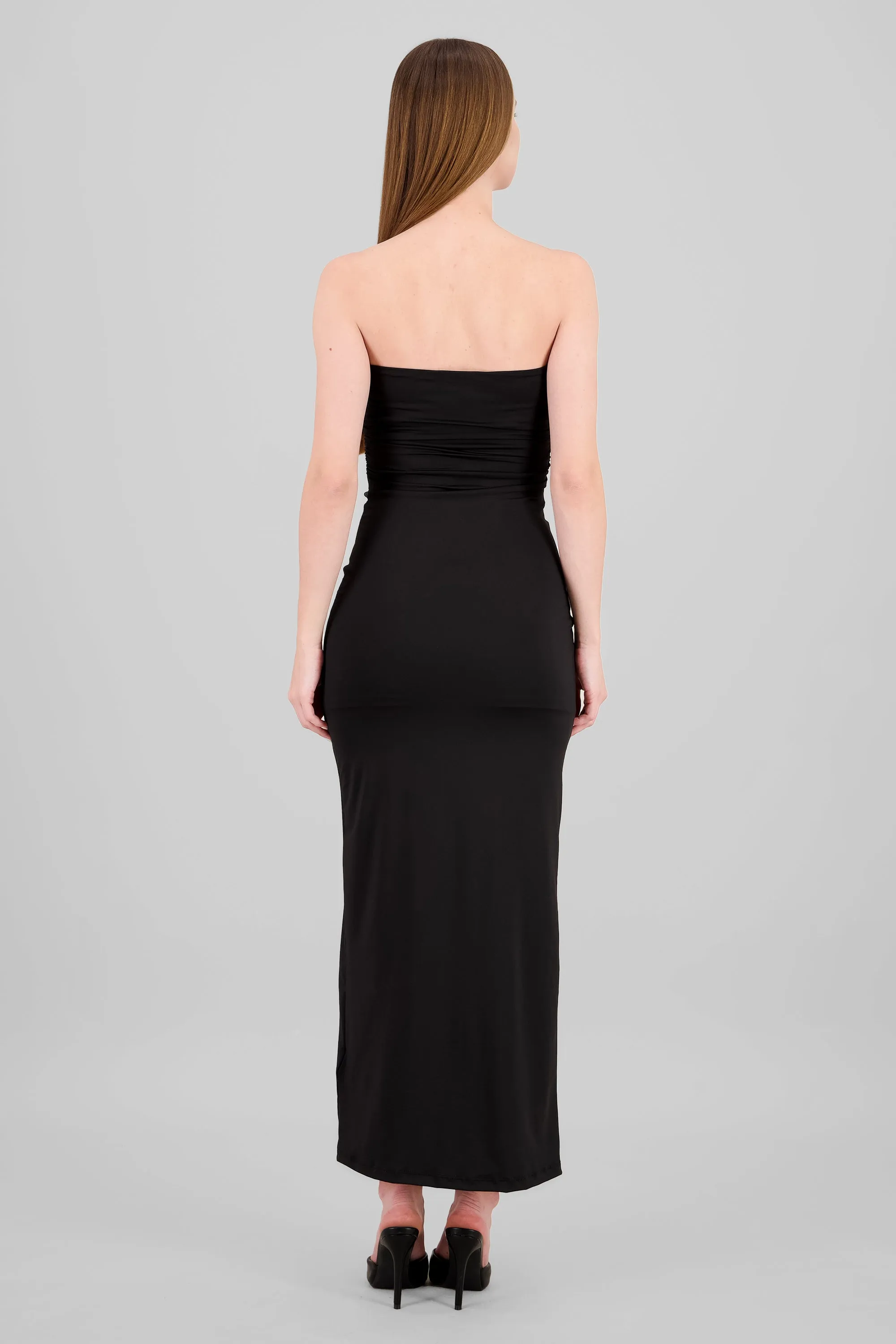 Vestido maxi tubo fruncido sold by Shasa product image thumbnail 4