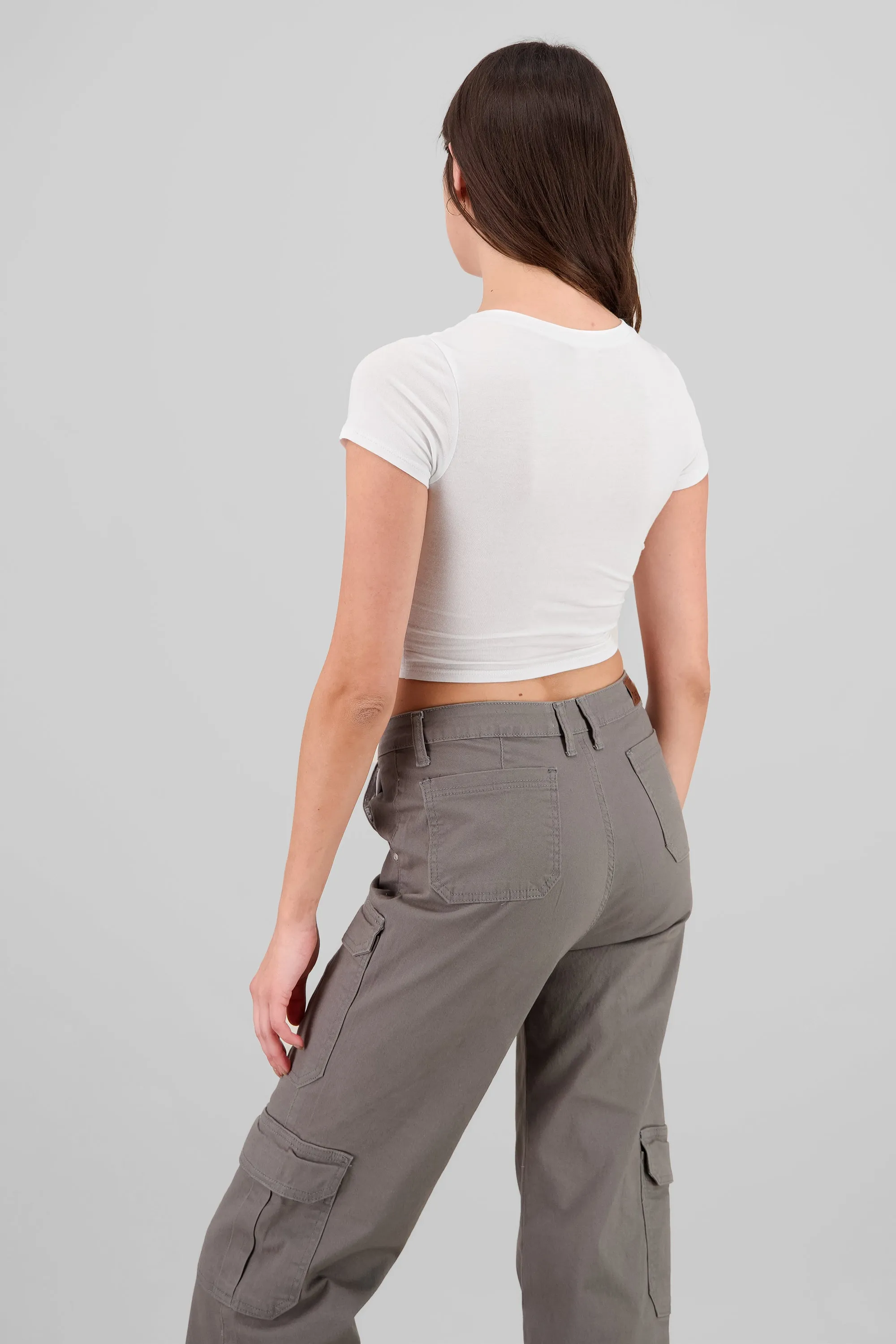 Top rib cuello redondo con manga orta sold by Shasa product image thumbnail 4