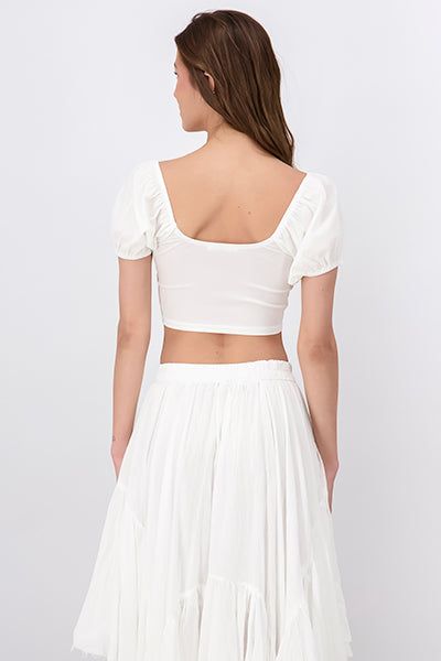 Top lace up plisado sold by Shasa product image thumbnail 4