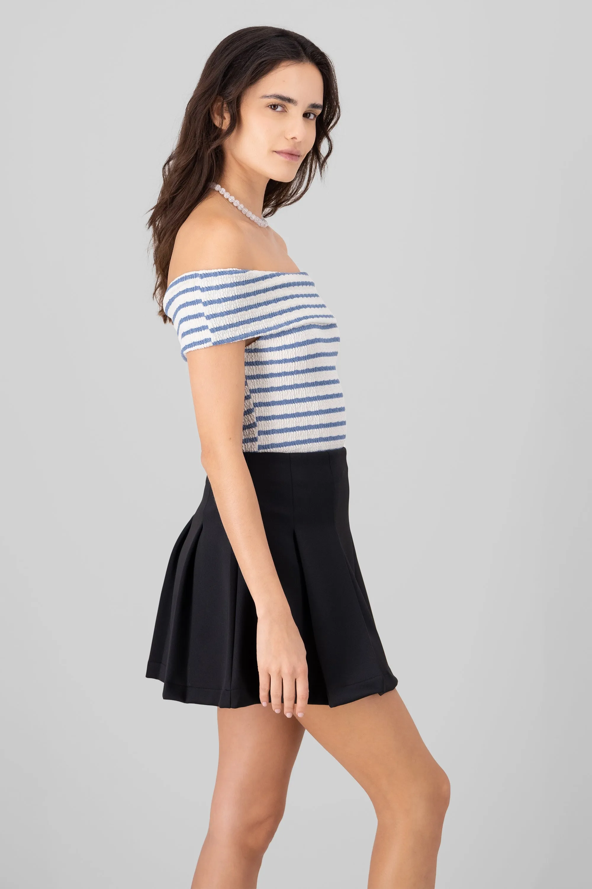 Top rayas textura sin hombro sold by Shasa product image thumbnail 3