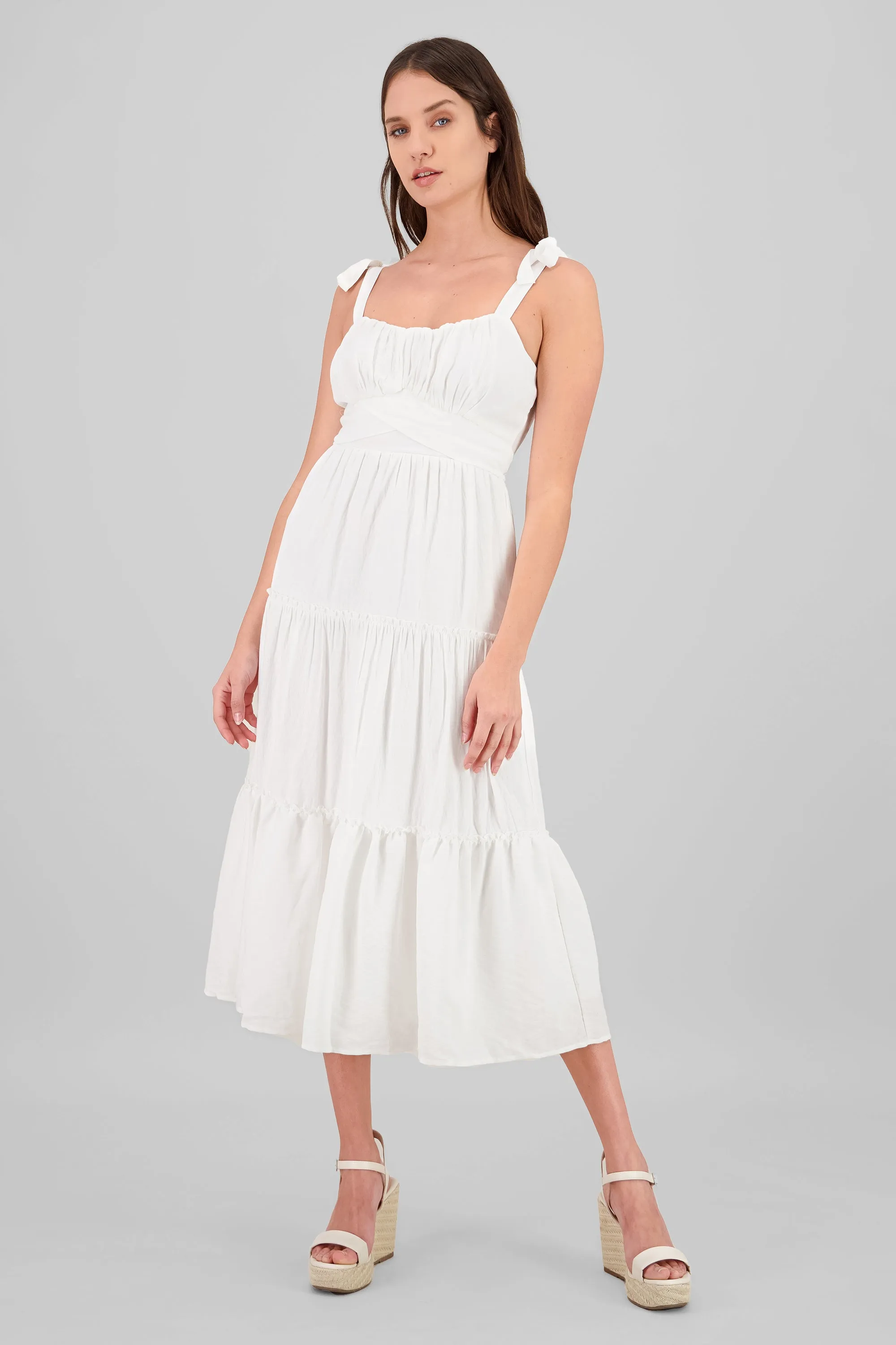 Vestido maxi amarre tirantes sold by Shasa