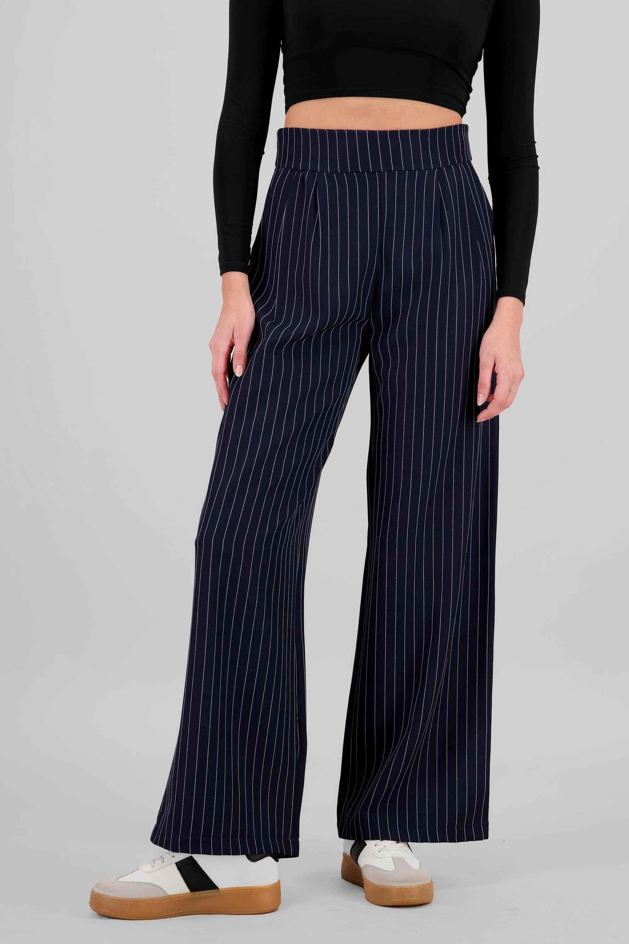 Pantalon de vestir wide leg estampado rayas sold by Shasa product image thumbnail 2