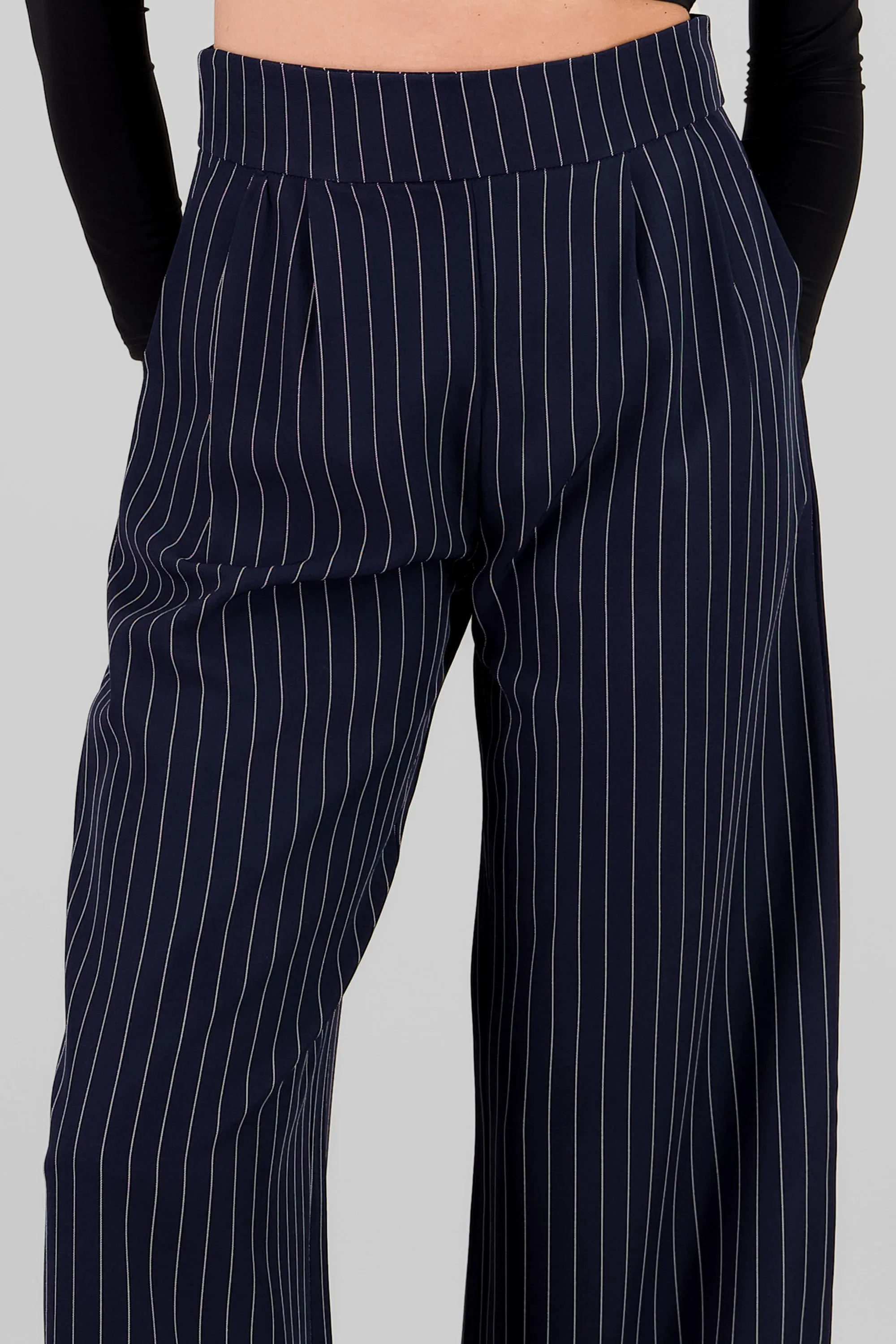 Pantalon de vestir wide leg estampado rayas sold by Shasa product image thumbnail 5