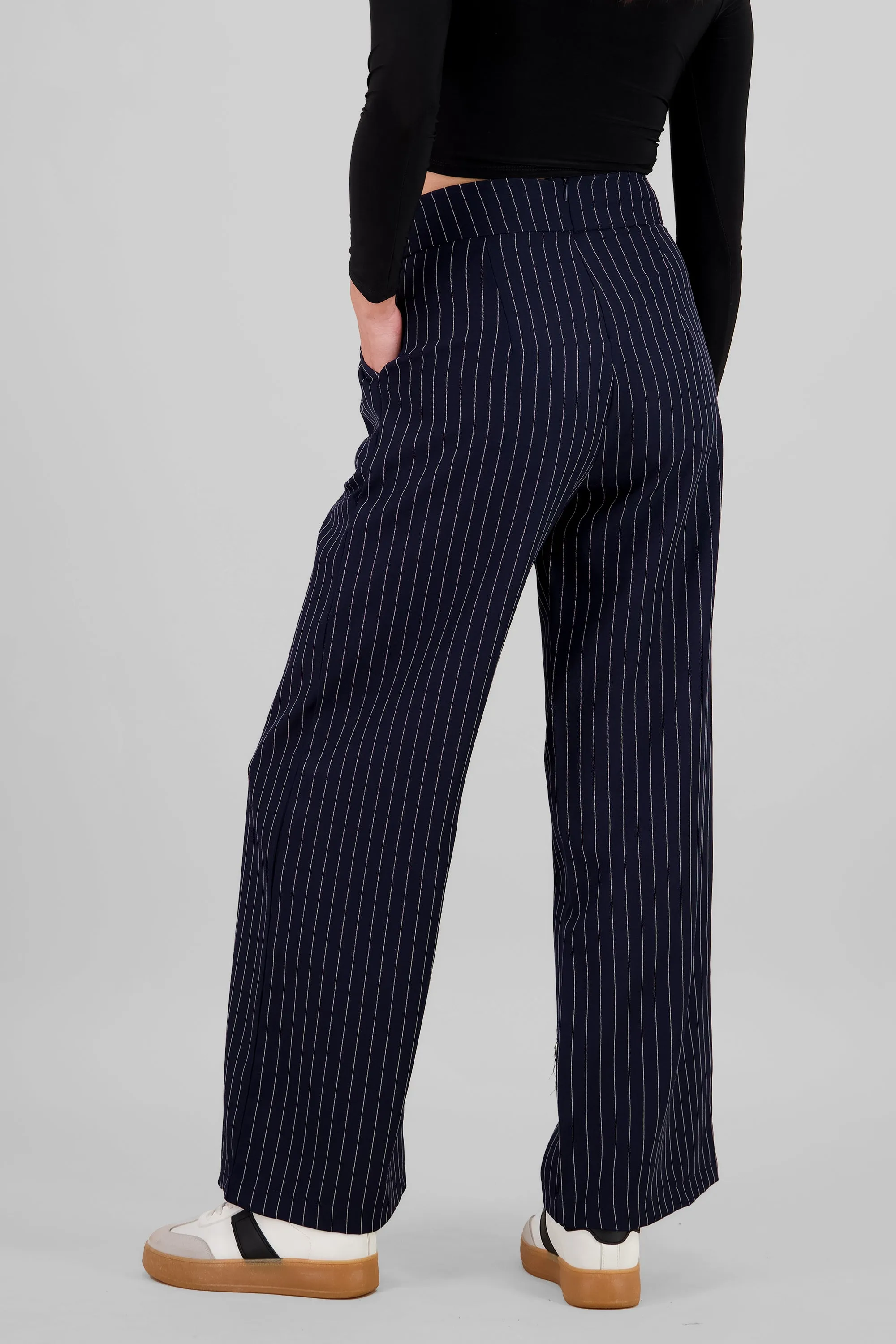 Pantalon de vestir wide leg estampado rayas sold by Shasa product image thumbnail 4