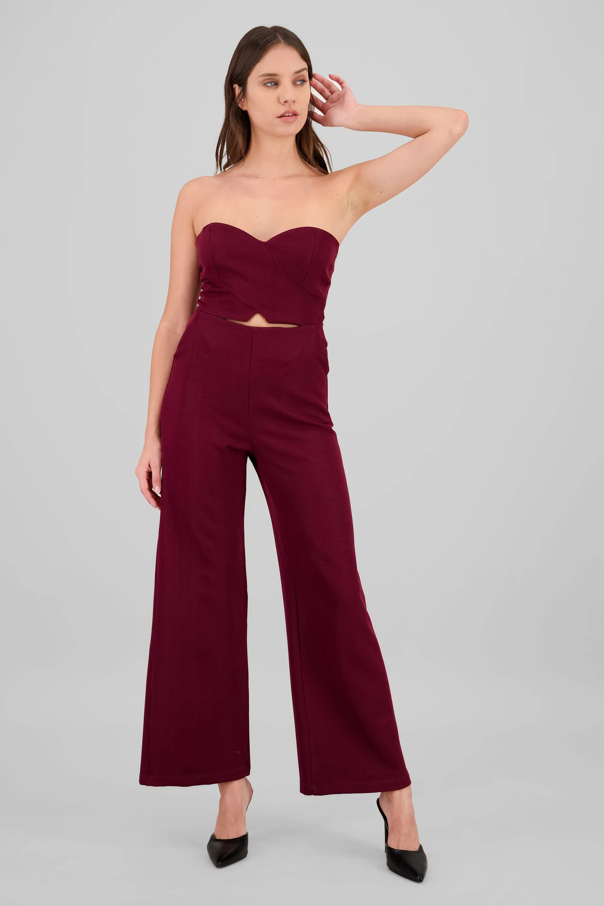 Jumpsuit strapless cierre espalda sold by Shasa product image thumbnail 2