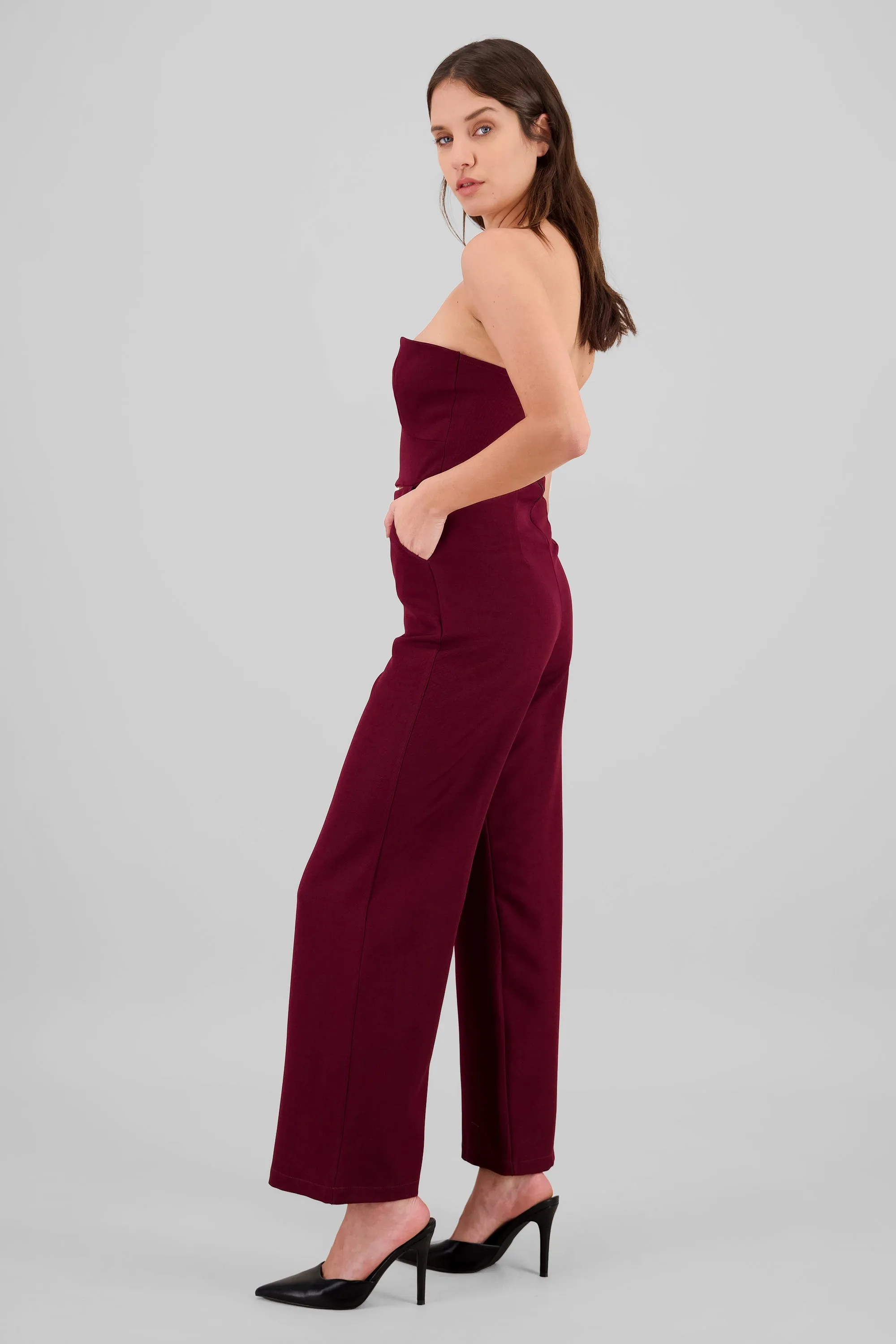 Jumpsuit strapless cierre espalda sold by Shasa product image thumbnail 3