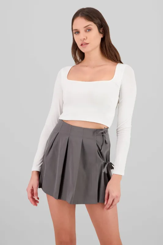 Top manga larga escote cuadrado sold by Shasa