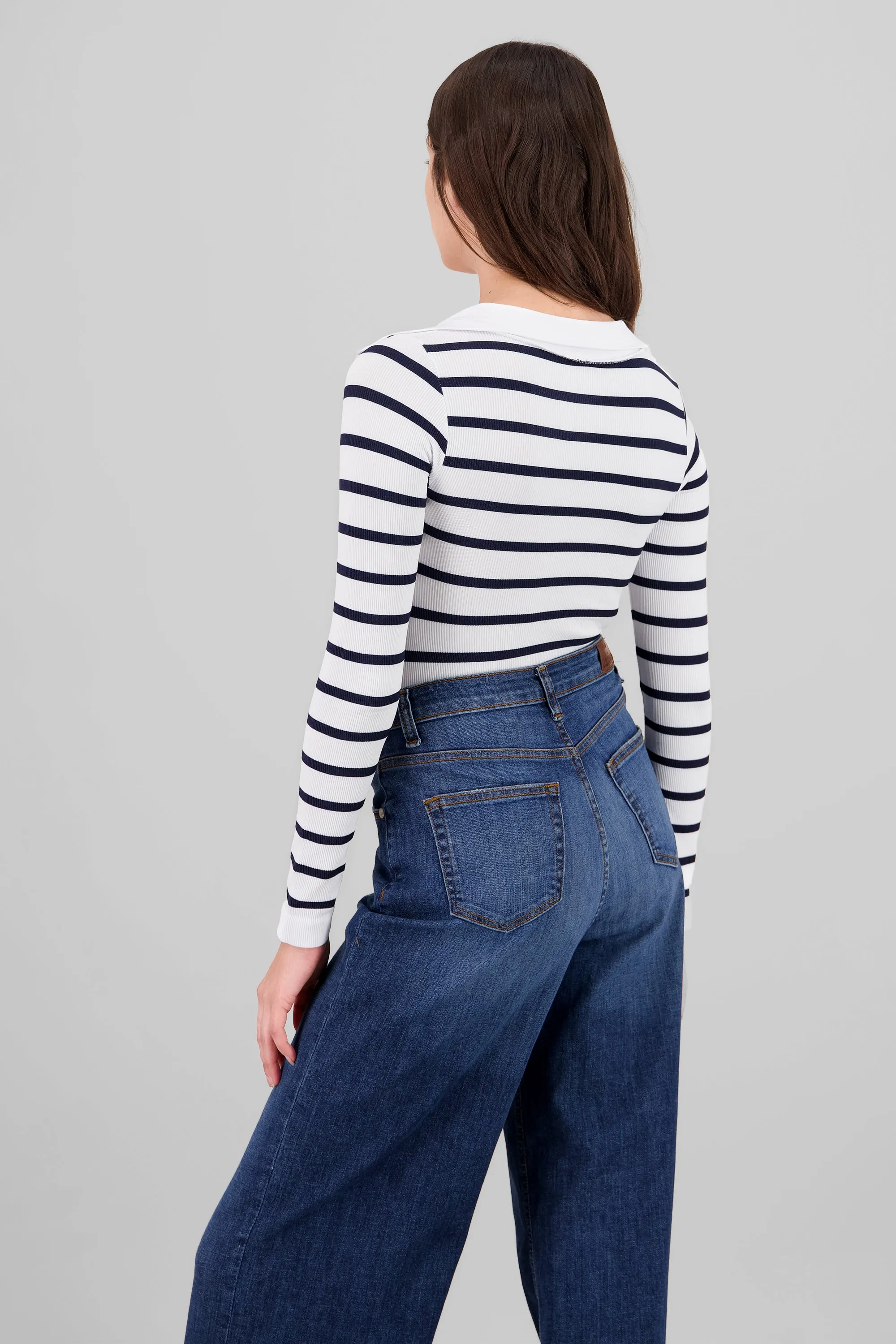 Bosyduit manga larga cuello tipo polo seamless sold by Shasa product image thumbnail 4