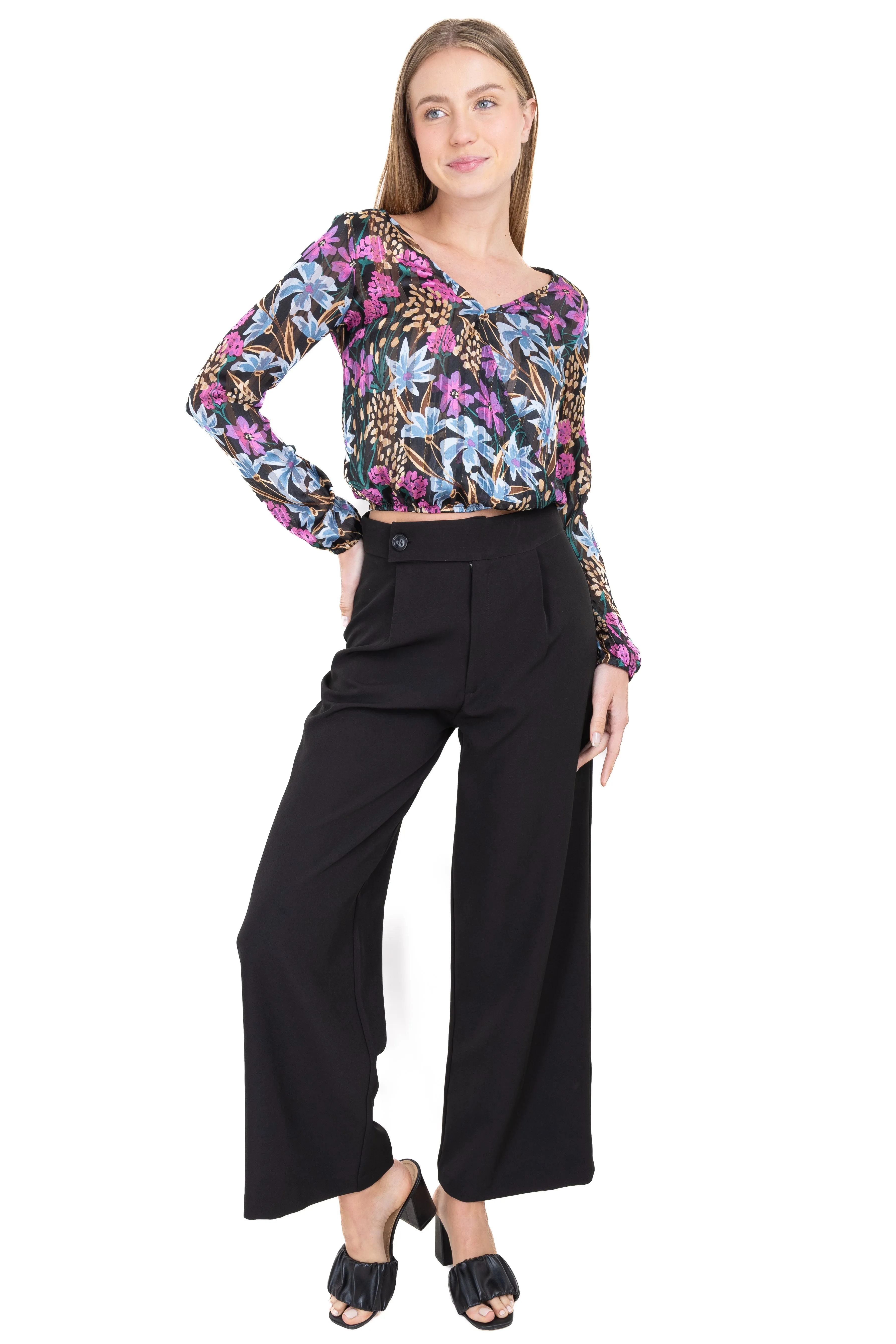 Pantalón wide leg botón cruzado sold by Shasa product image thumbnail 2