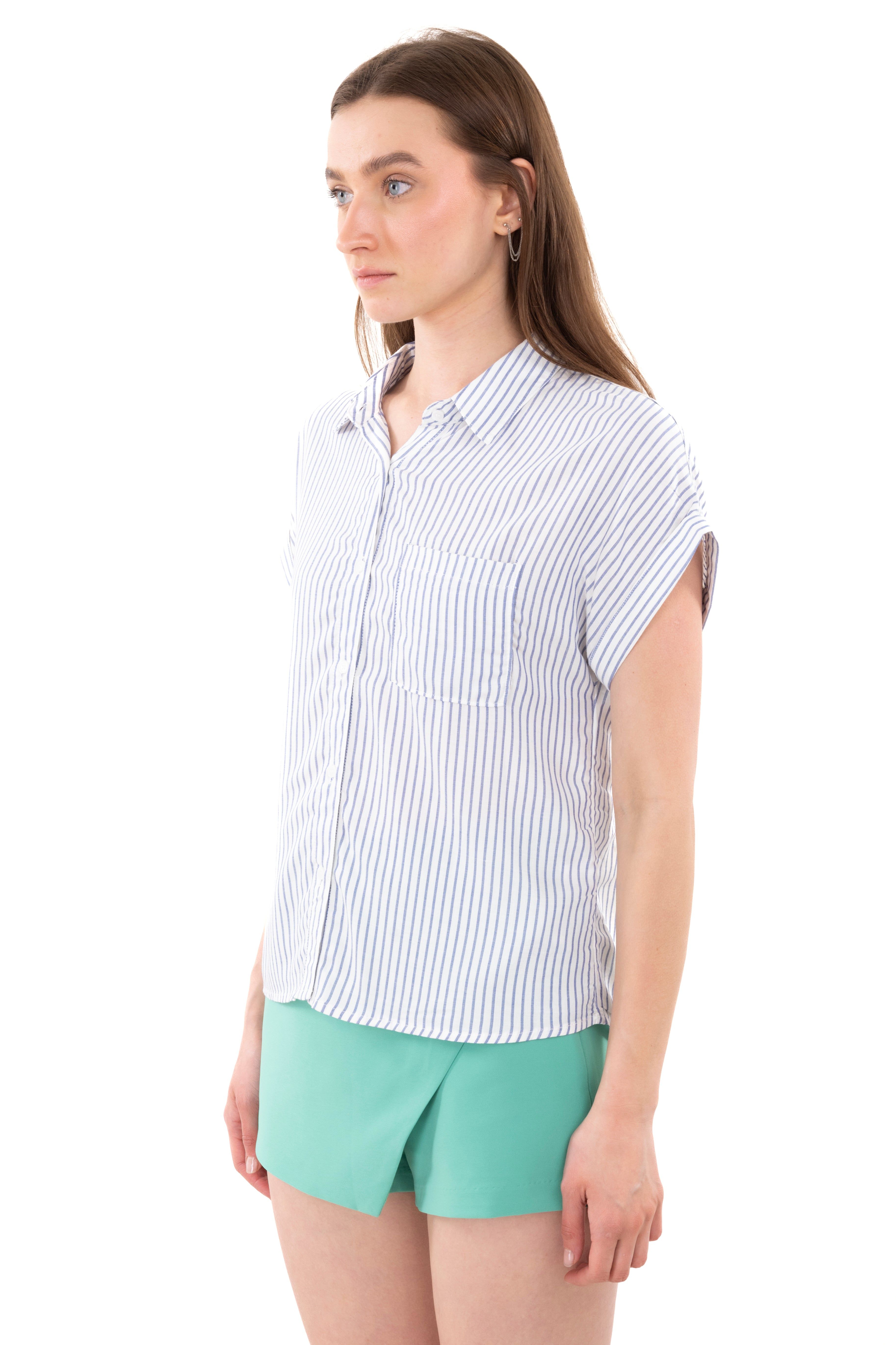 Camisa manga corta rayas sold by Shasa product image thumbnail 3