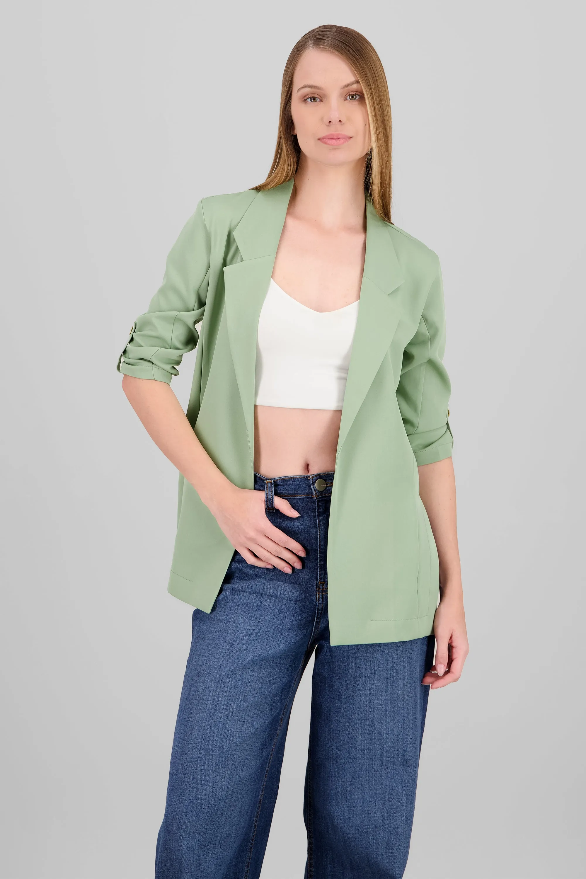 Saco Manga 3/4 Aberturas Laterales sold by Shasa