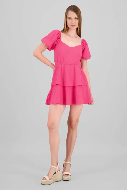 Vestido manga abullonada sold by Shasa