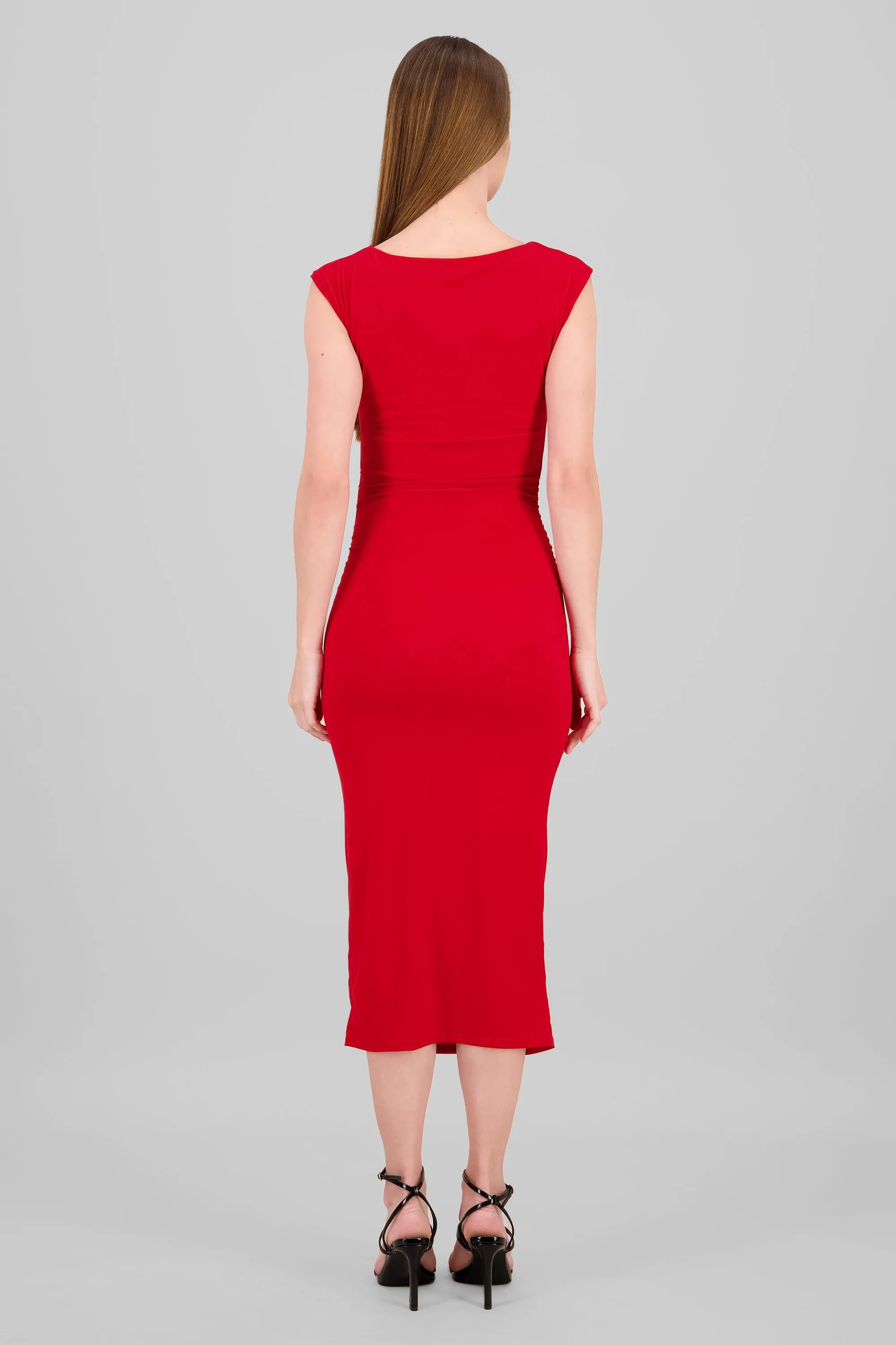Vestido drapeado sin mangas sold by Shasa product image thumbnail 4