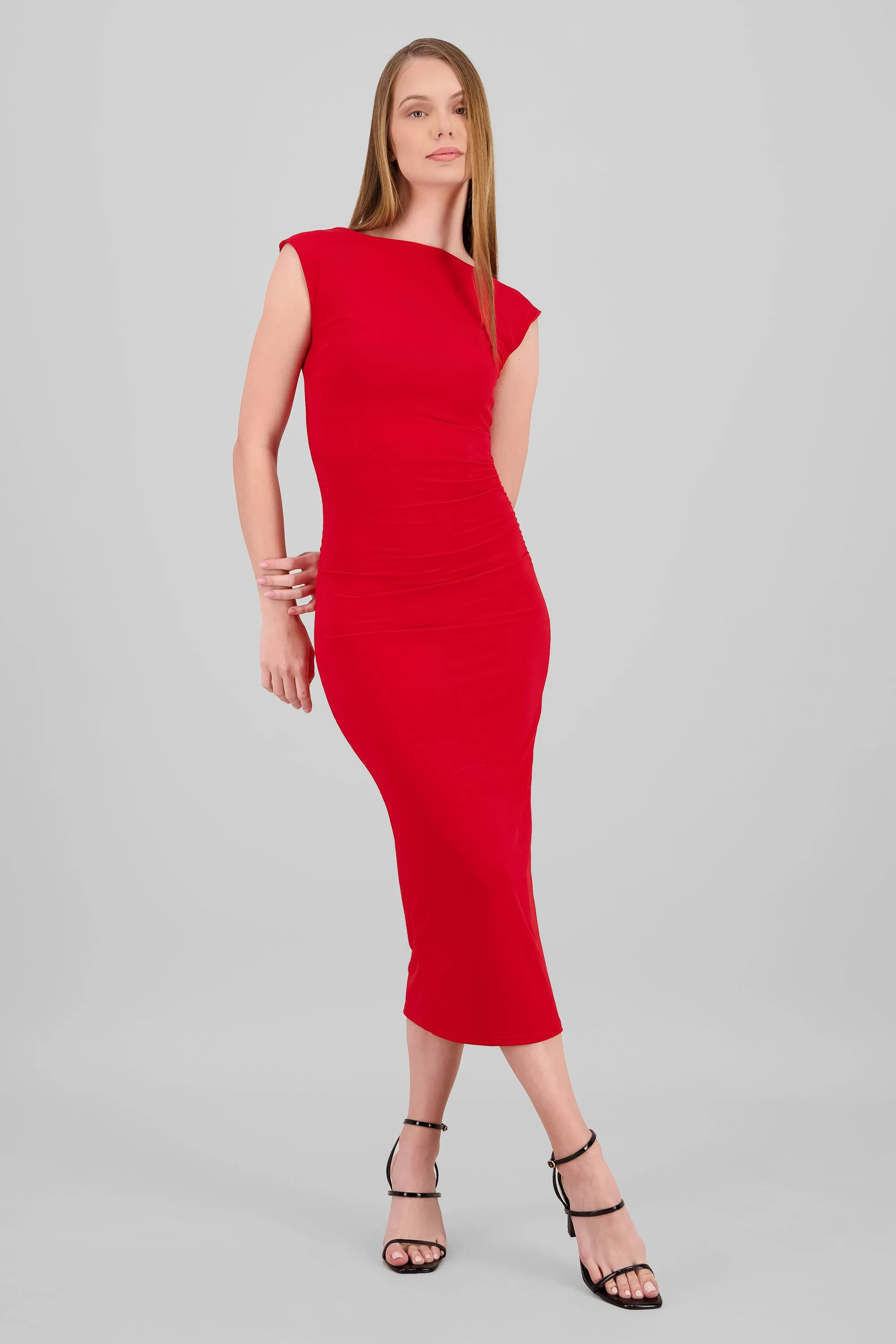 Vestido drapeado sin mangas sold by Shasa product image thumbnail 2