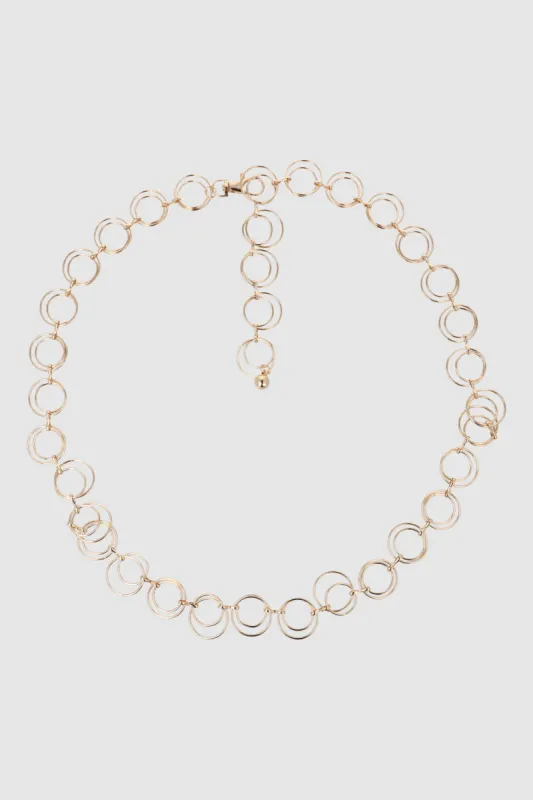 Cinturon cadena aros dobles sold by Shasa
