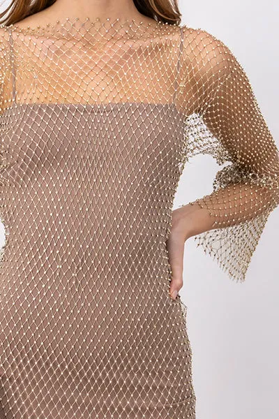 Vestido maxi red brillos sold by Shasa product image thumbnail 5