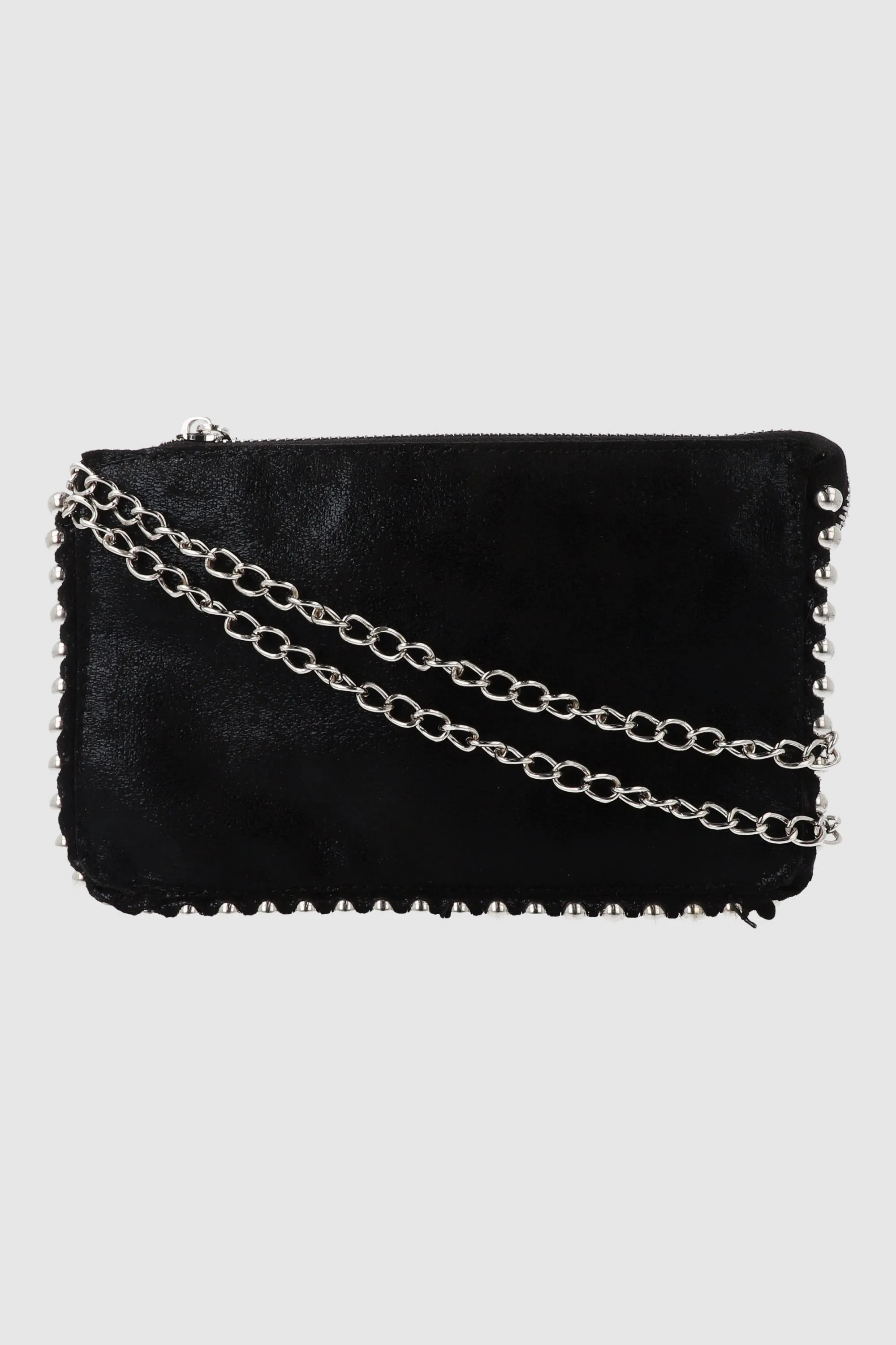 Bolsa clutch deslavada studs orilla sold by Shasa
