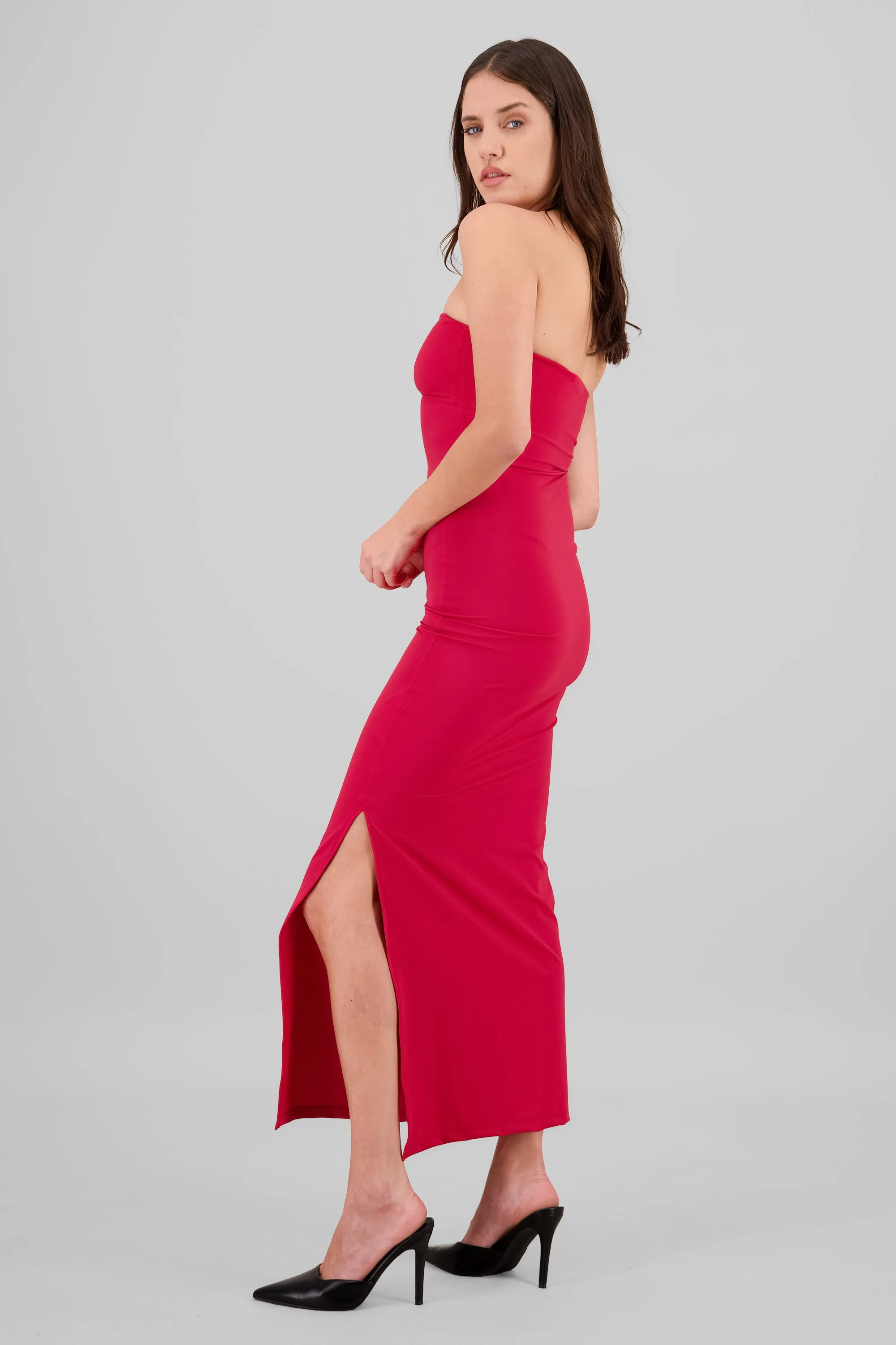 Vestido tubo bandeau liso sold by Shasa product image thumbnail 3