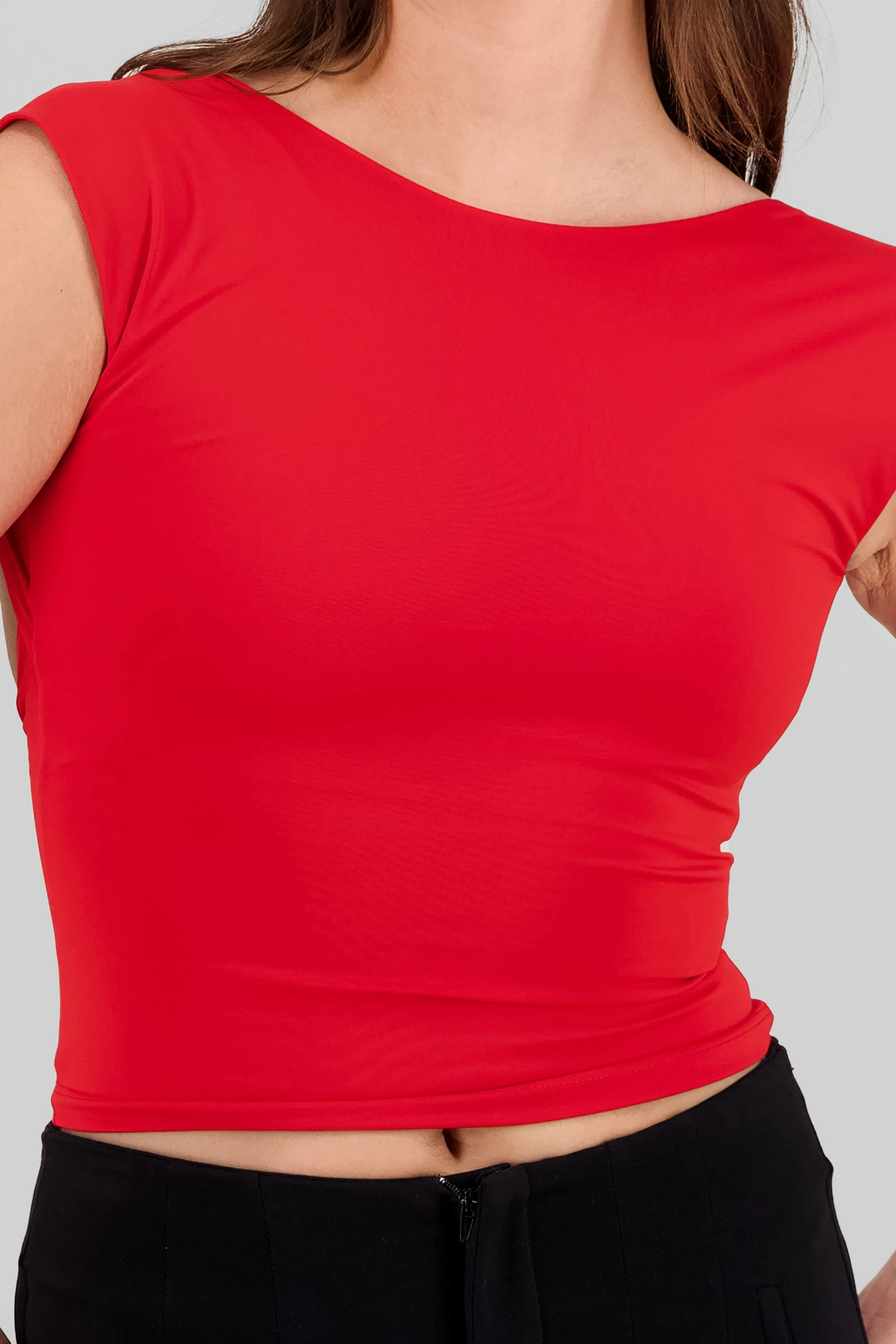 Top manga corta escote espalda sold by Shasa product image thumbnail 5