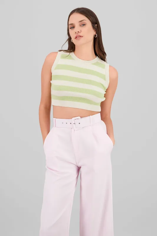 Chaleco Tejido Rayas sold by Shasa