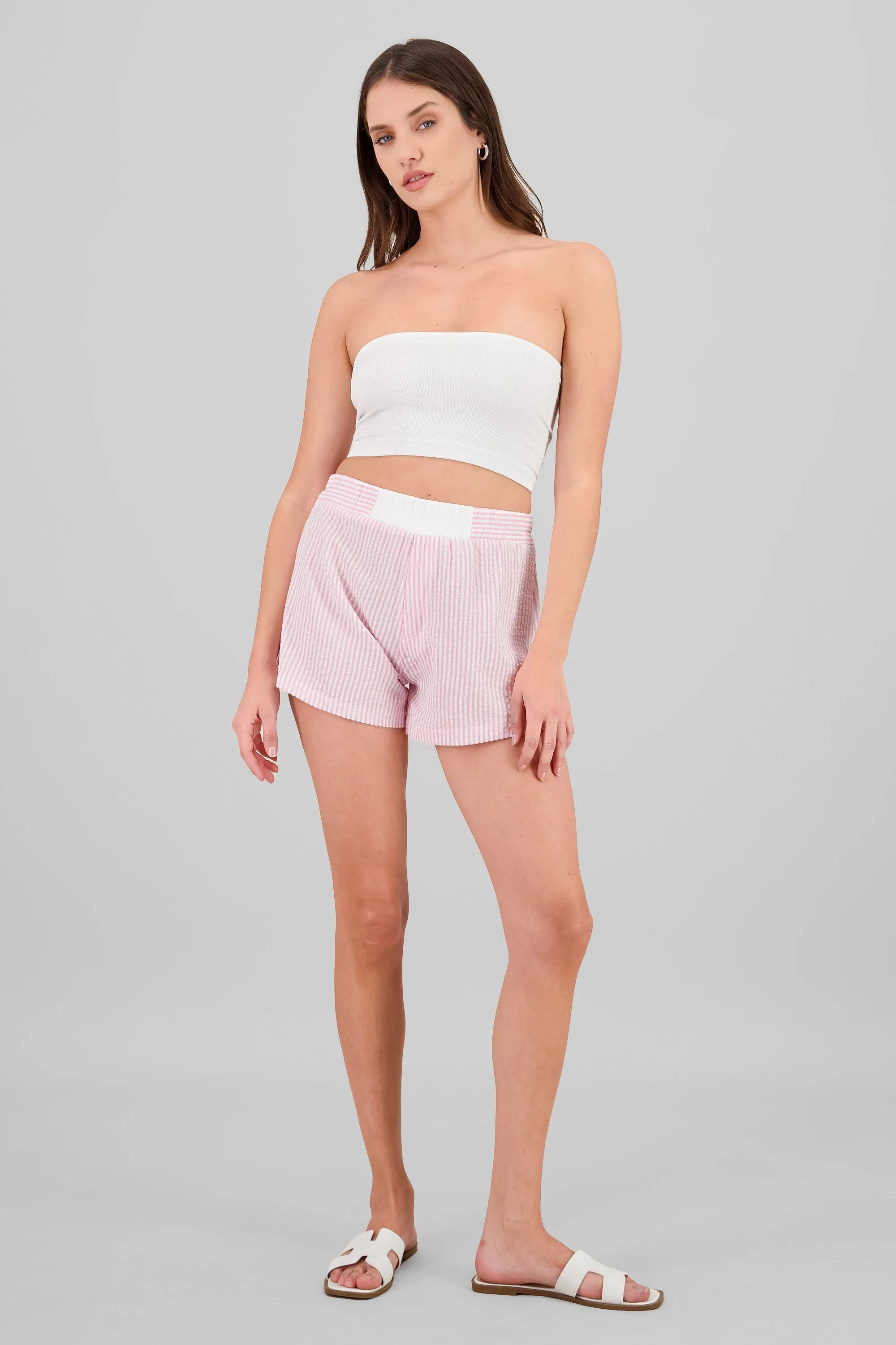 Short boxer detalle textura rayas sold by Shasa