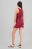 Vestido mini sin manga cuello redondo rib sold by Shasa