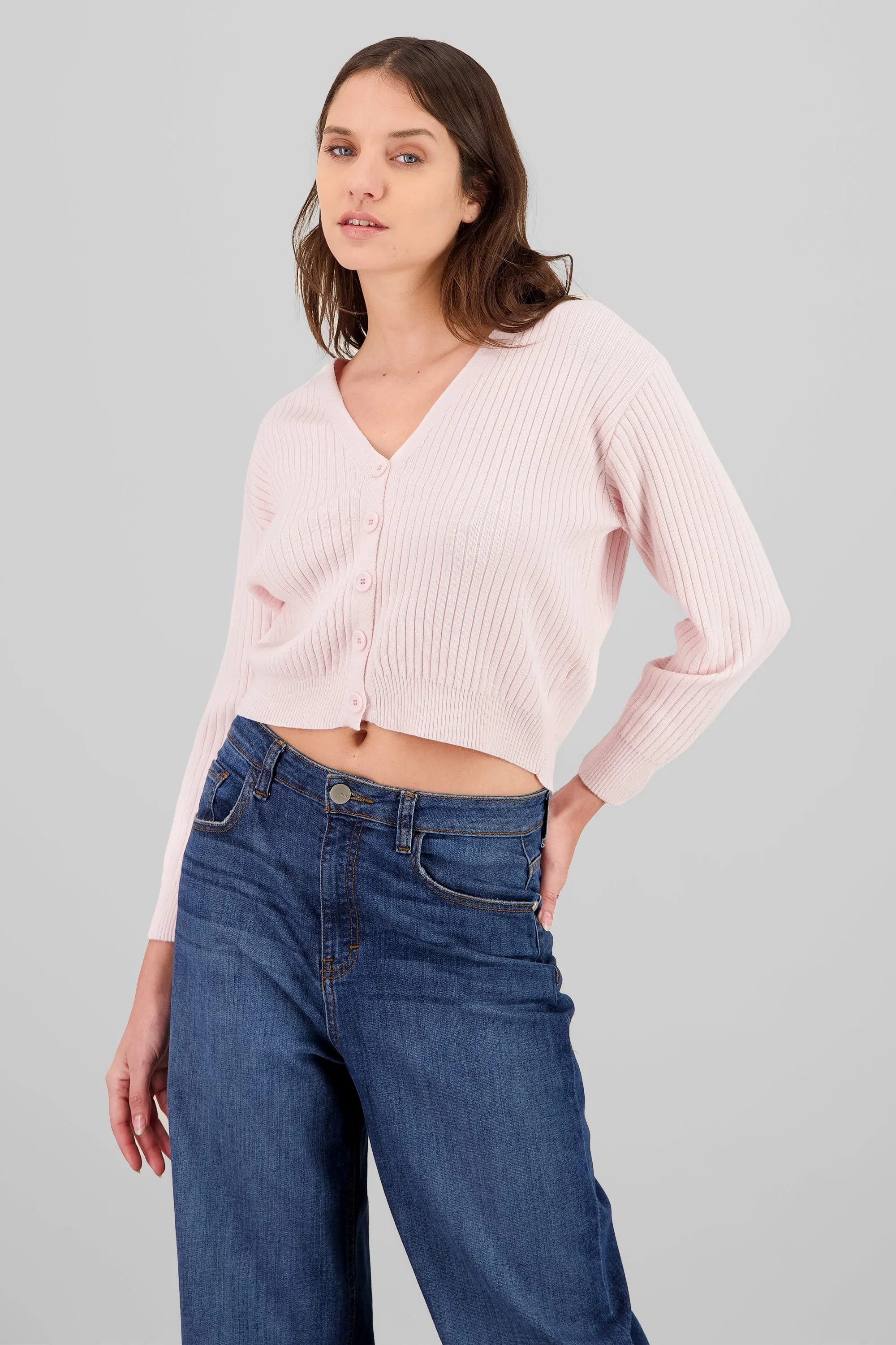 Cárdigan tejido acanalado botones sold by Shasa product image thumbnail 2