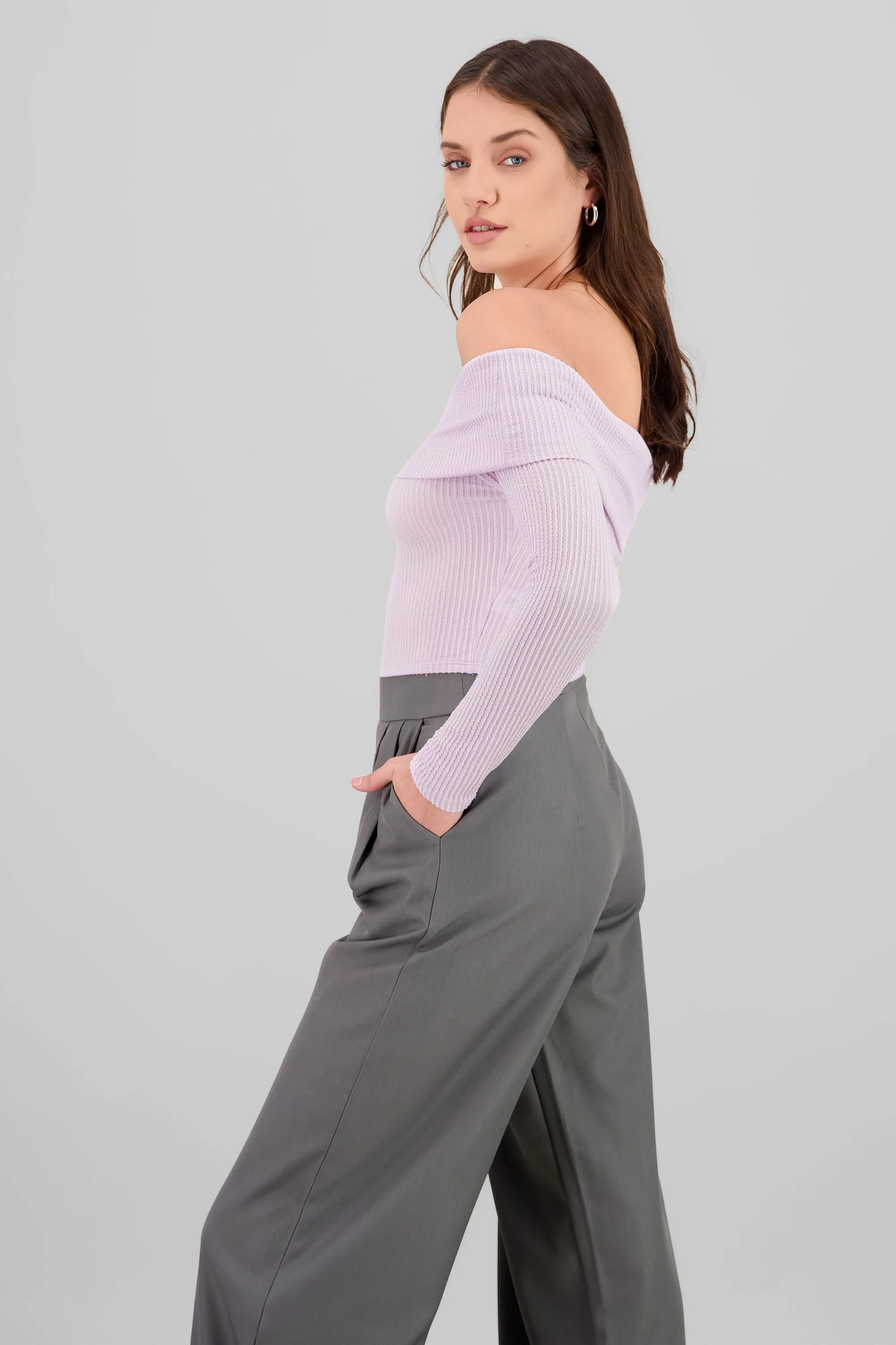 Top Sin Hombros Textura Rib sold by Shasa product image thumbnail 3