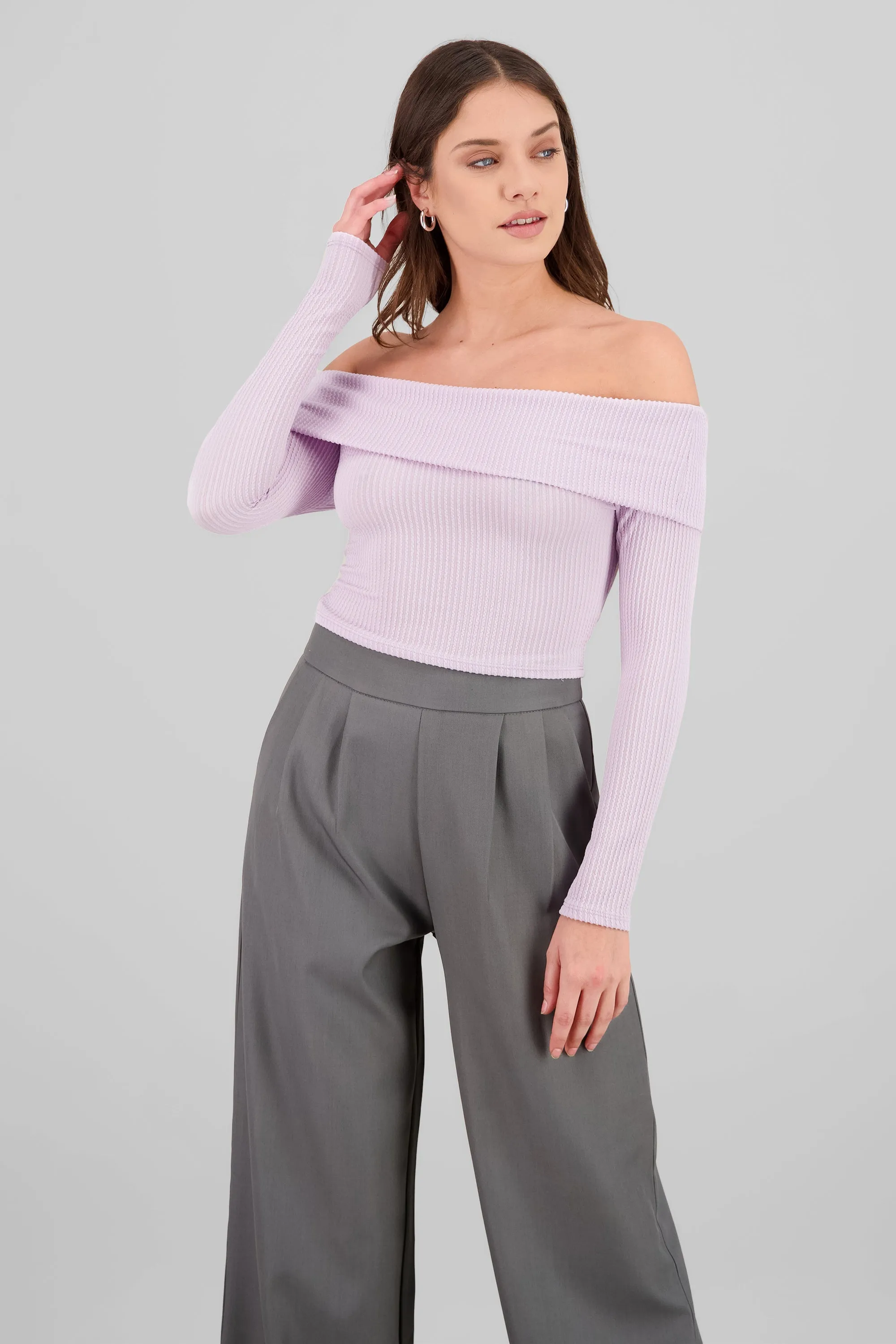 Top Sin Hombros Textura Rib sold by Shasa product image thumbnail 2