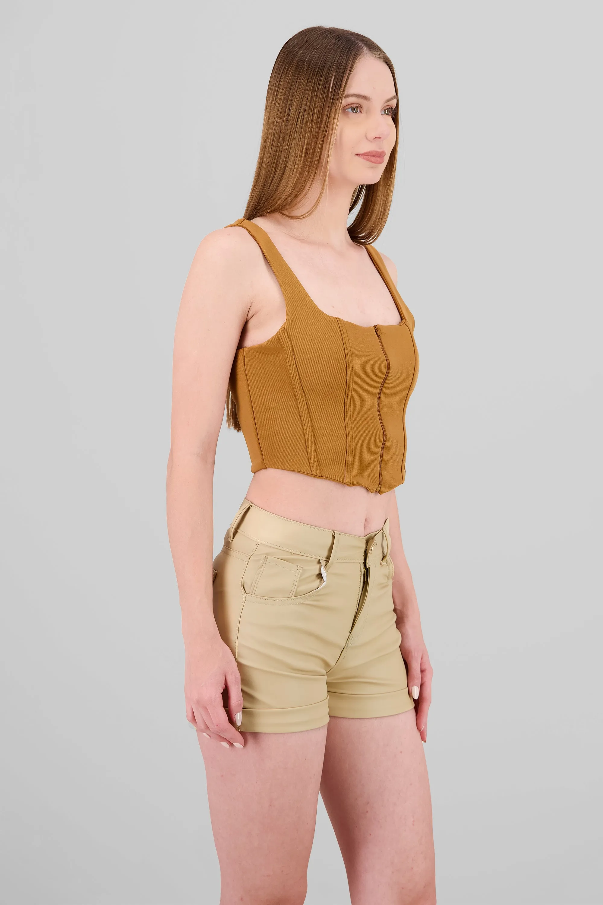 Corset corto de gamuza sold by Shasa product image thumbnail 3