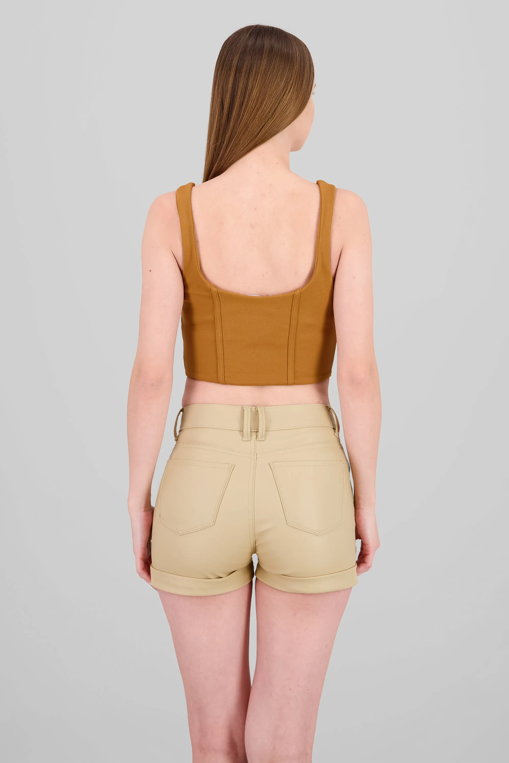 Corset corto de gamuza sold by Shasa product image thumbnail 4