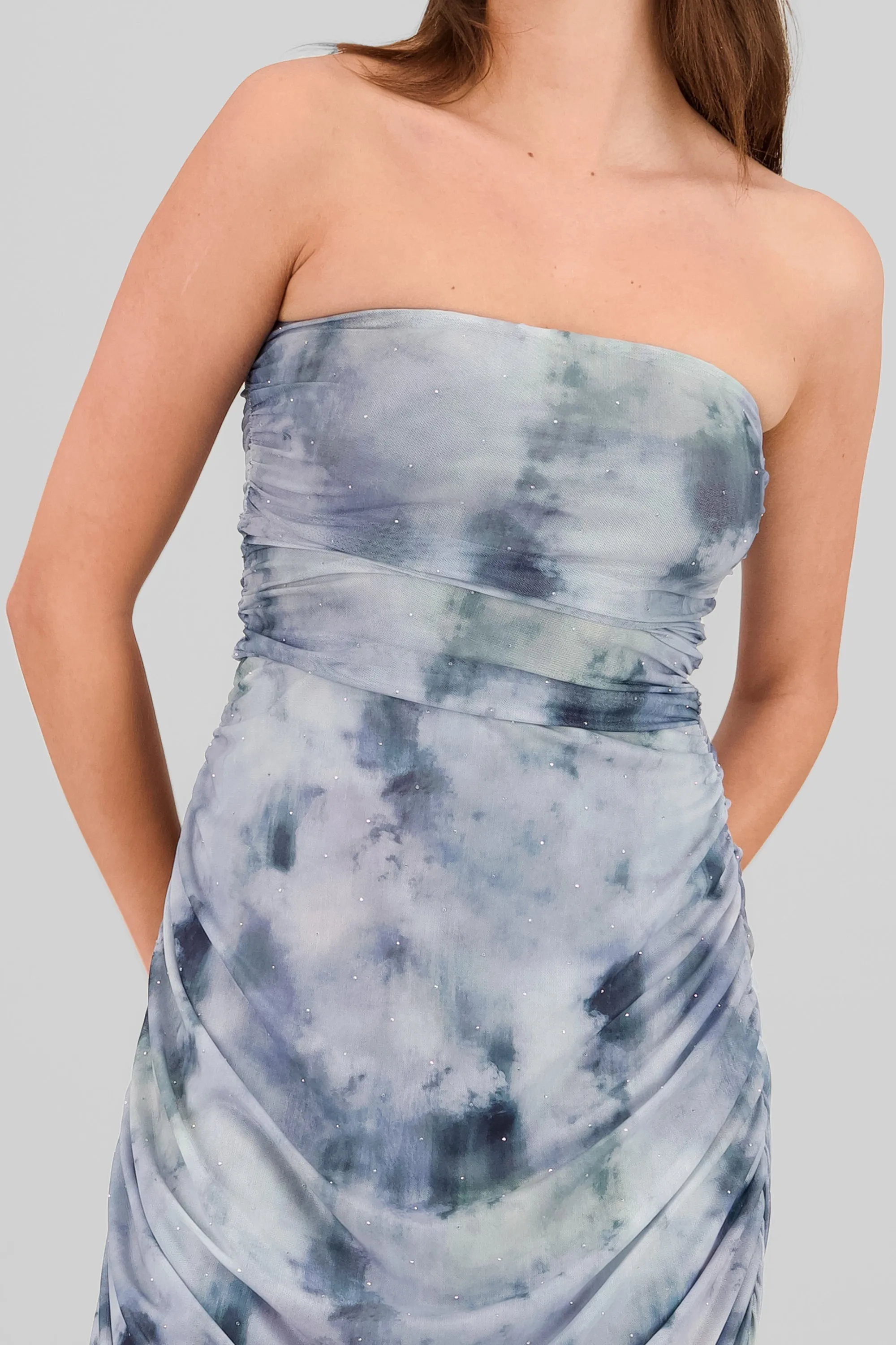 Vestido midi mesh brillos sold by Shasa product image thumbnail 5