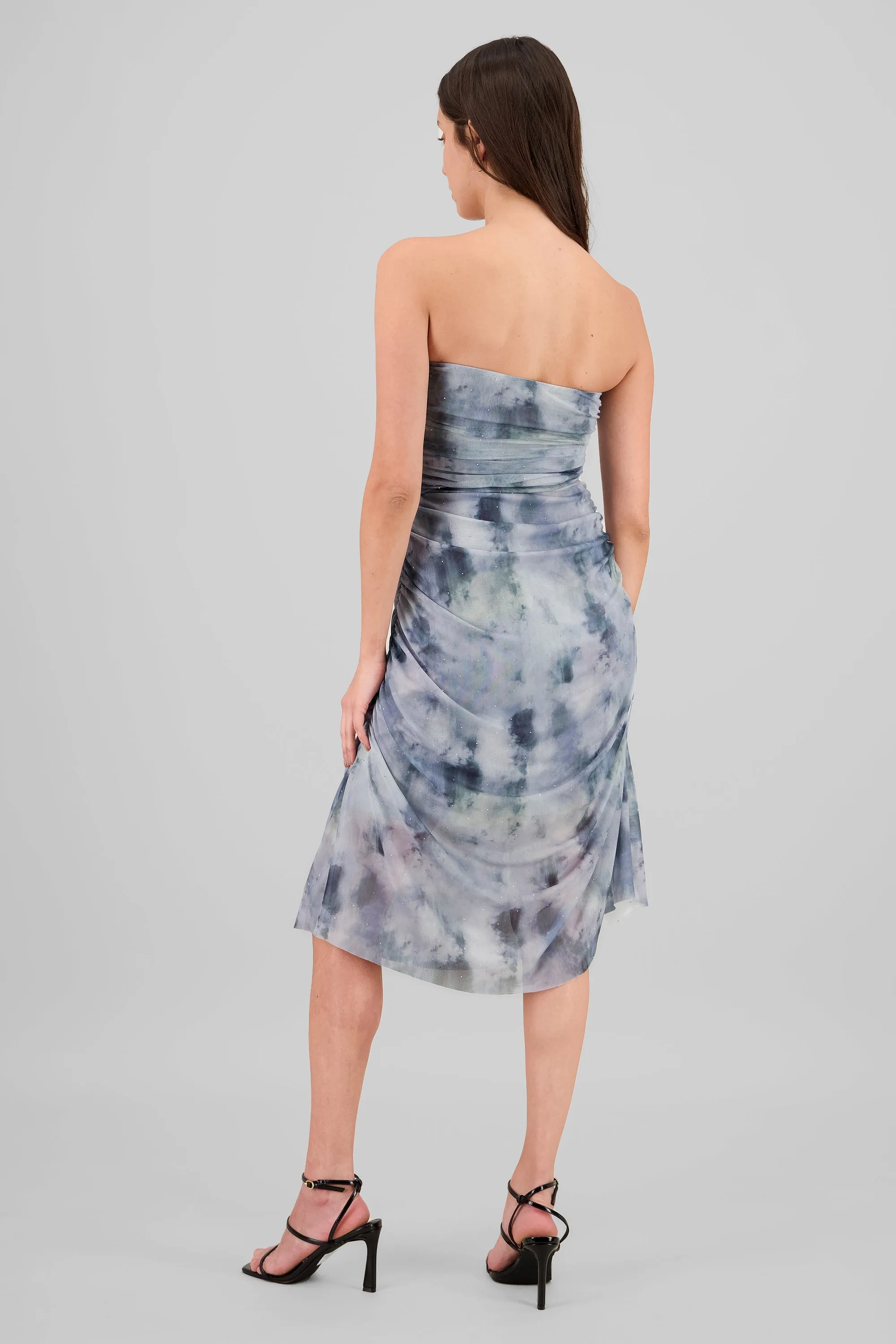 Vestido midi mesh brillos sold by Shasa product image thumbnail 4