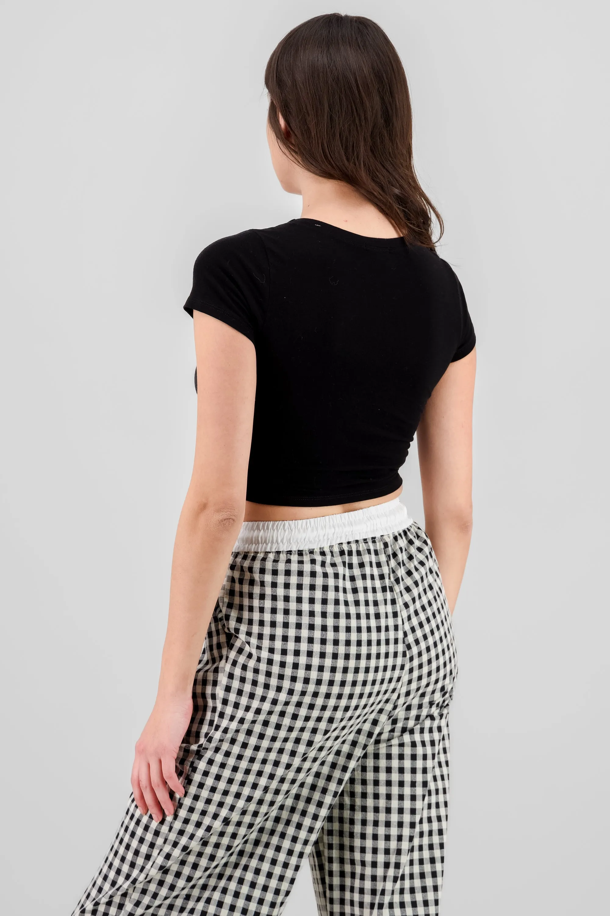 Top rib cuello redondo con manga orta sold by Shasa product image thumbnail 4