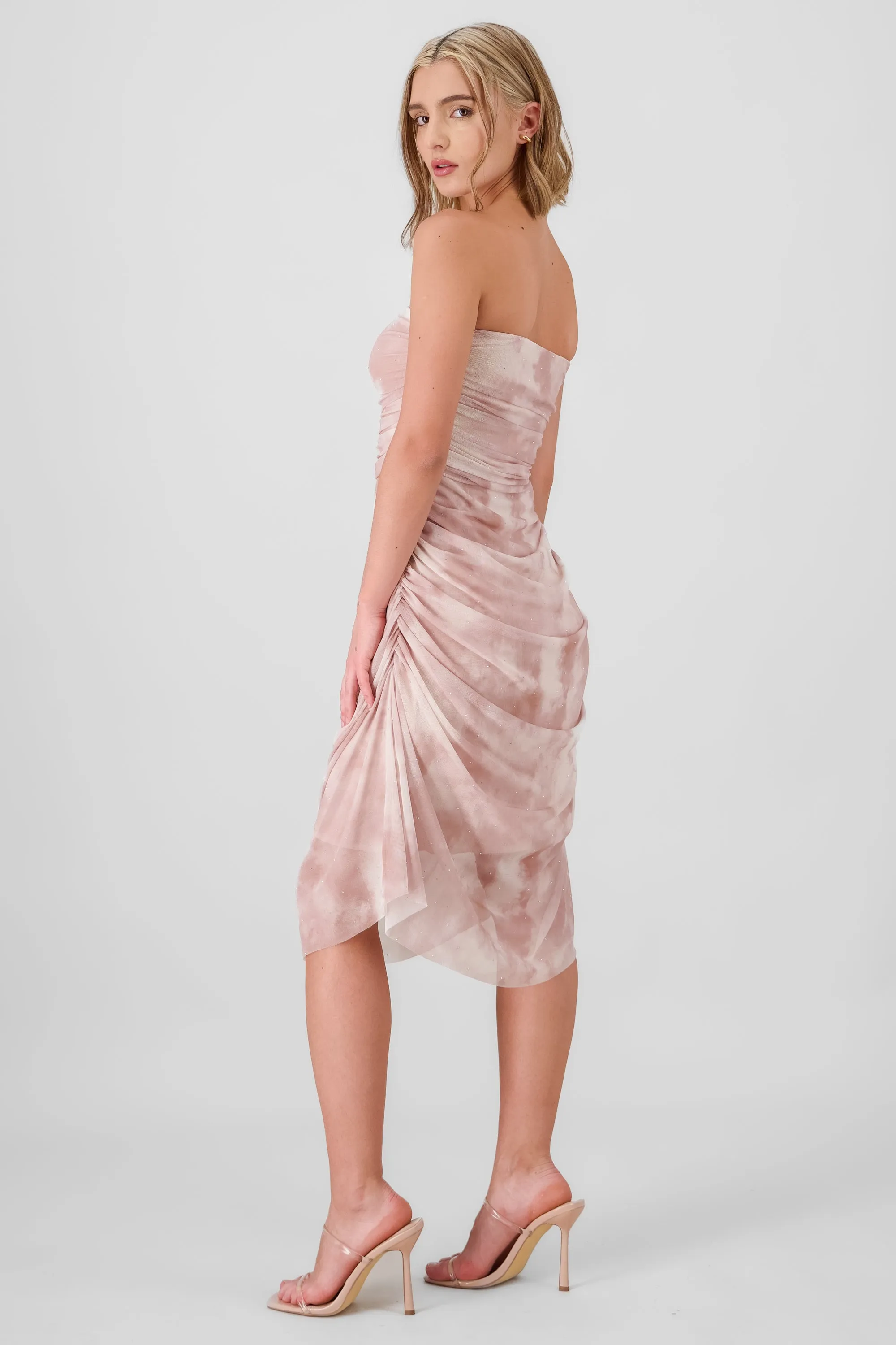 Vestido midi mesh brillos sold by Shasa product image thumbnail 3