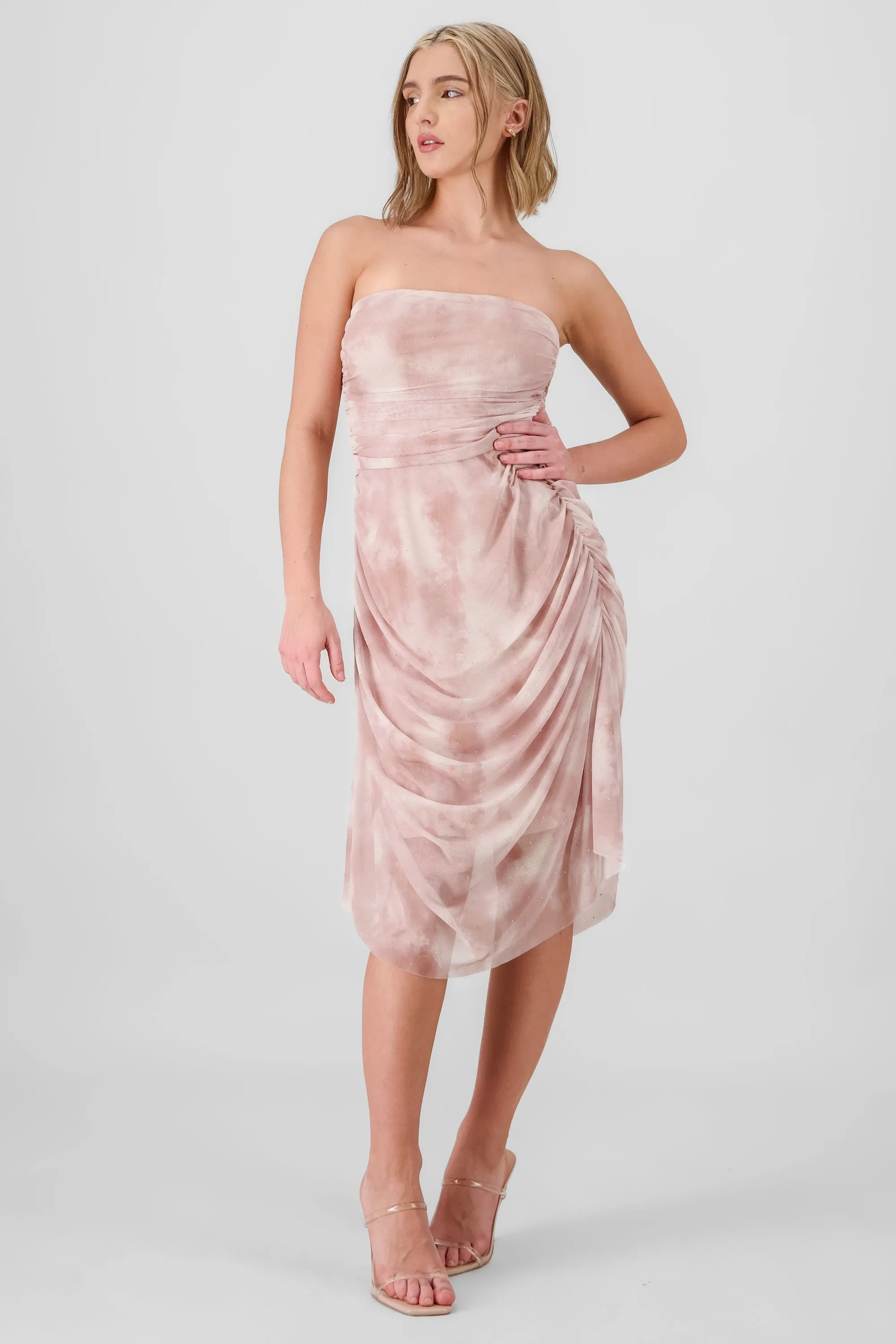 Vestido midi mesh brillos sold by Shasa product image thumbnail 2