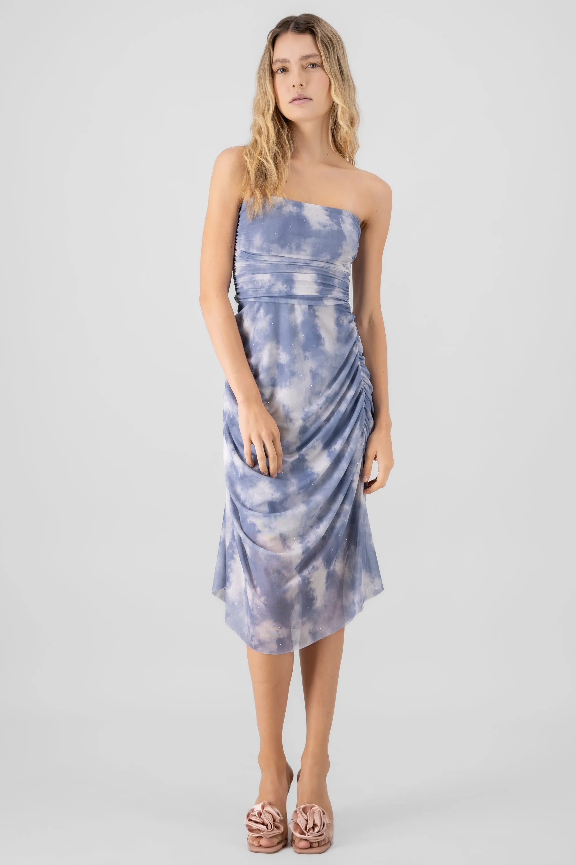 Vestido midi mesh brillos sold by Shasa product image thumbnail 2