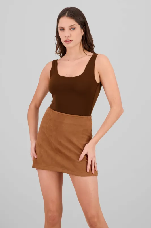 Body sin mangas escote espalda cuello redondo sold by Shasa