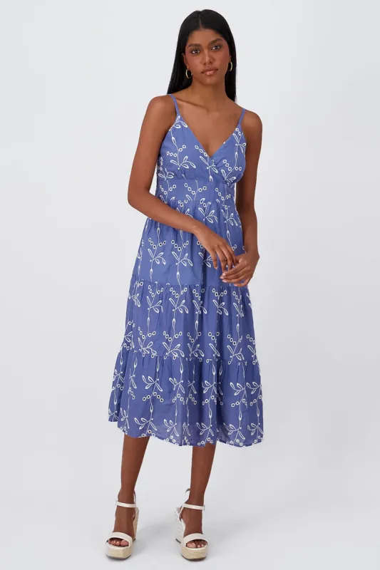 Vestido maxi bordado sold by Shasa