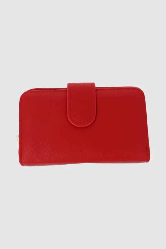 Cartera mediana cierres boton sold by Shasa