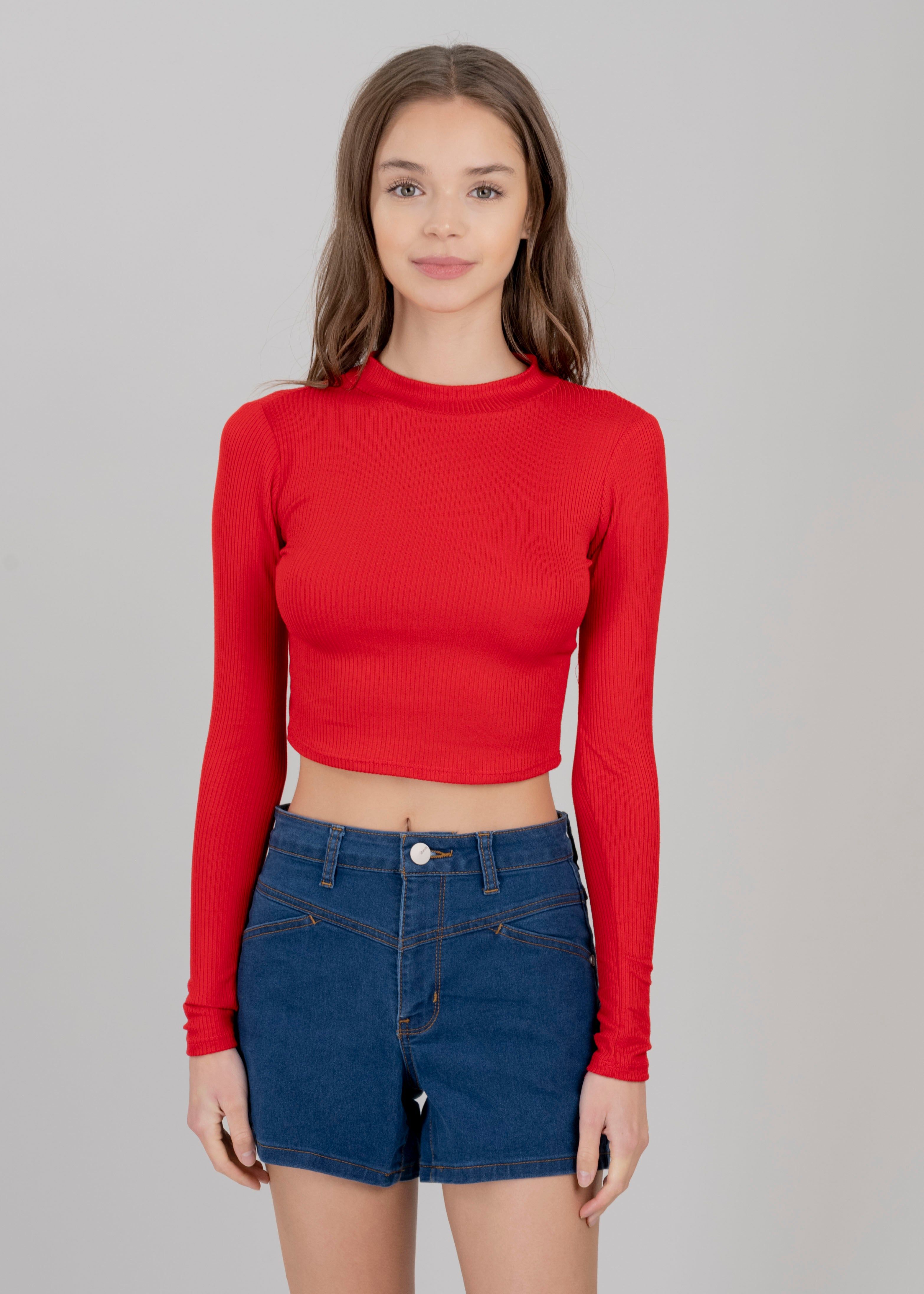 Top acanalado manga larga sold by Shasa product image thumbnail 2