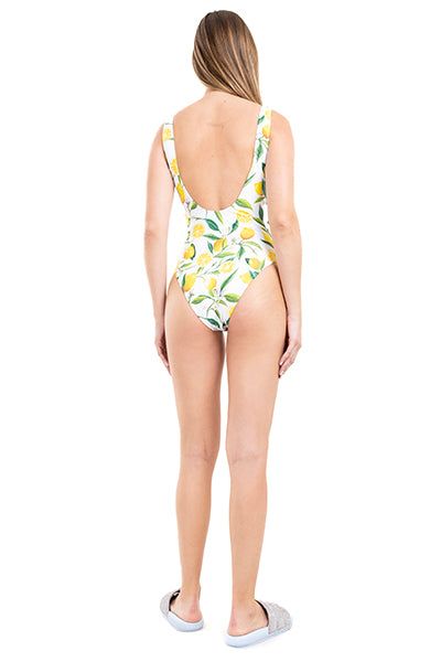 Traje de baño lace up limones sold by Shasa product image thumbnail 4