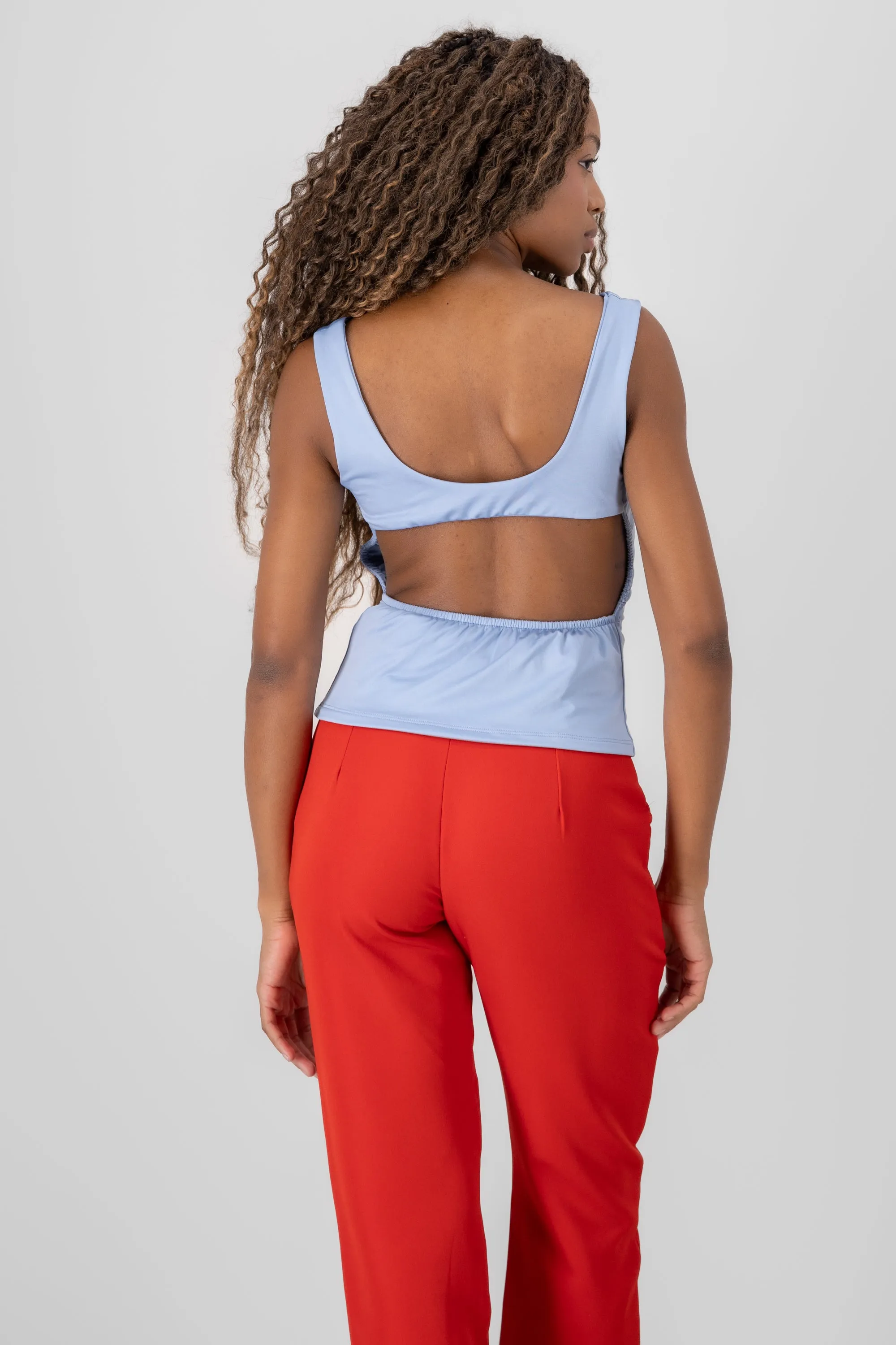 Top cuello redondo detalle escote espalda sold by Shasa product image thumbnail 4