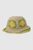 Bucket hat crochet flores sold by Shasa