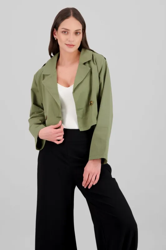 Gabardina crop lisa sold by Shasa