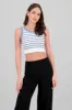 Crop Top De Rayas Sin Manga sold by Shasa