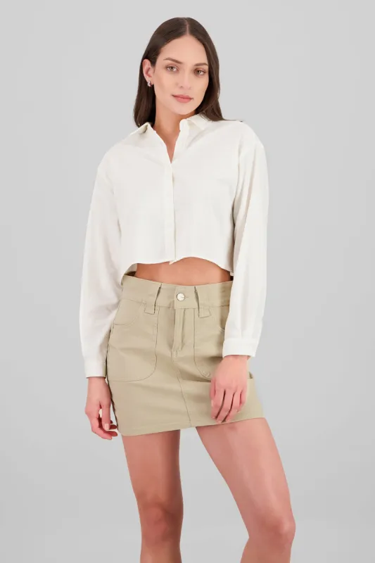 Camisa detalle cuello sold by Shasa